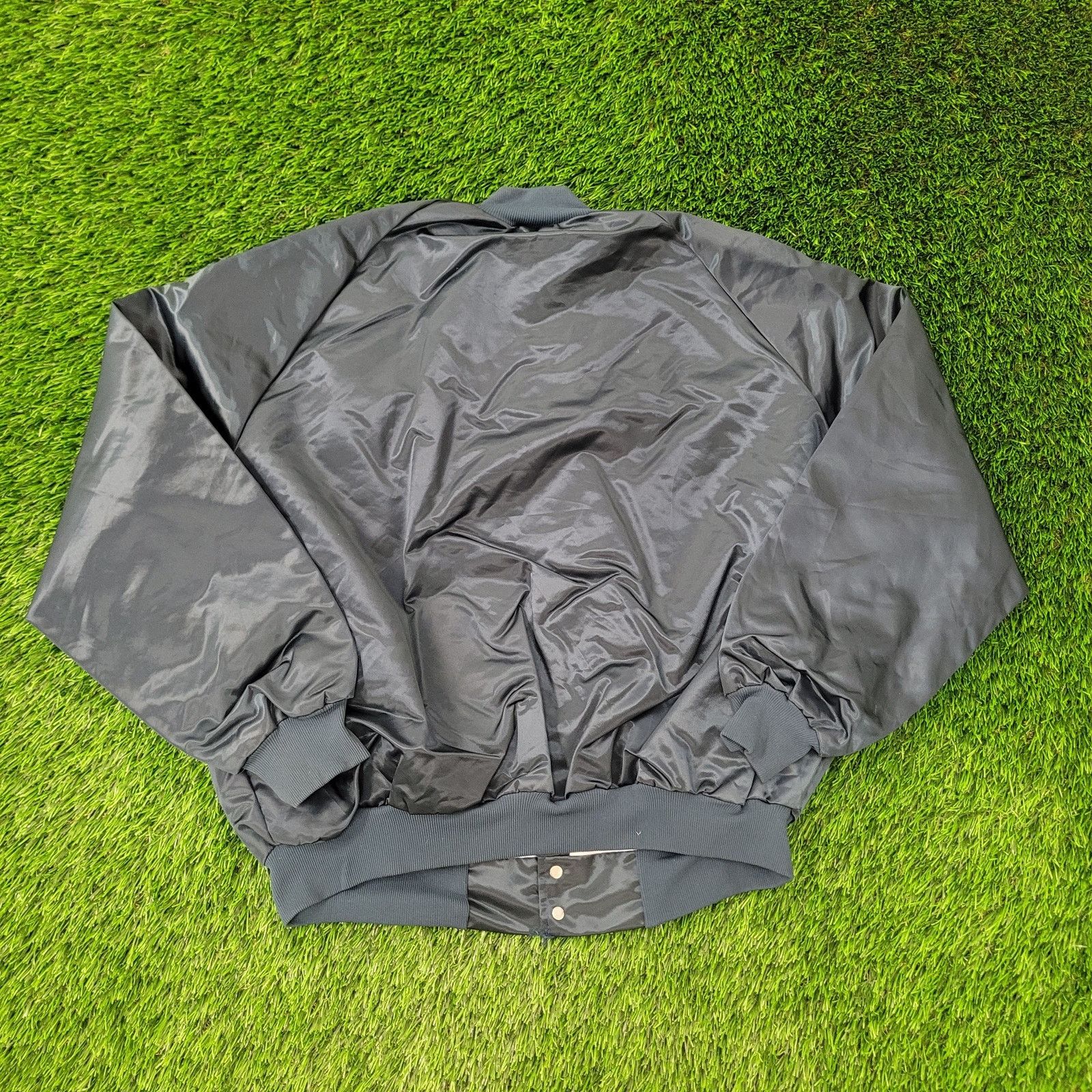 Vintage VTG 90s West-Ark Satin Bomber Jacket 2XL Baggy Boxy USA Made Size US XXL / EU 58 / 5 - 2 Thumbnail