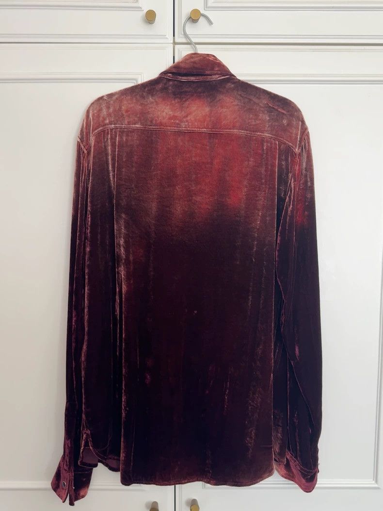 Saint Laurent Paris saint laurent velvet shirt in size medium-2507 Size US M / EU 48-50 / 2 - 4 Thumbnail