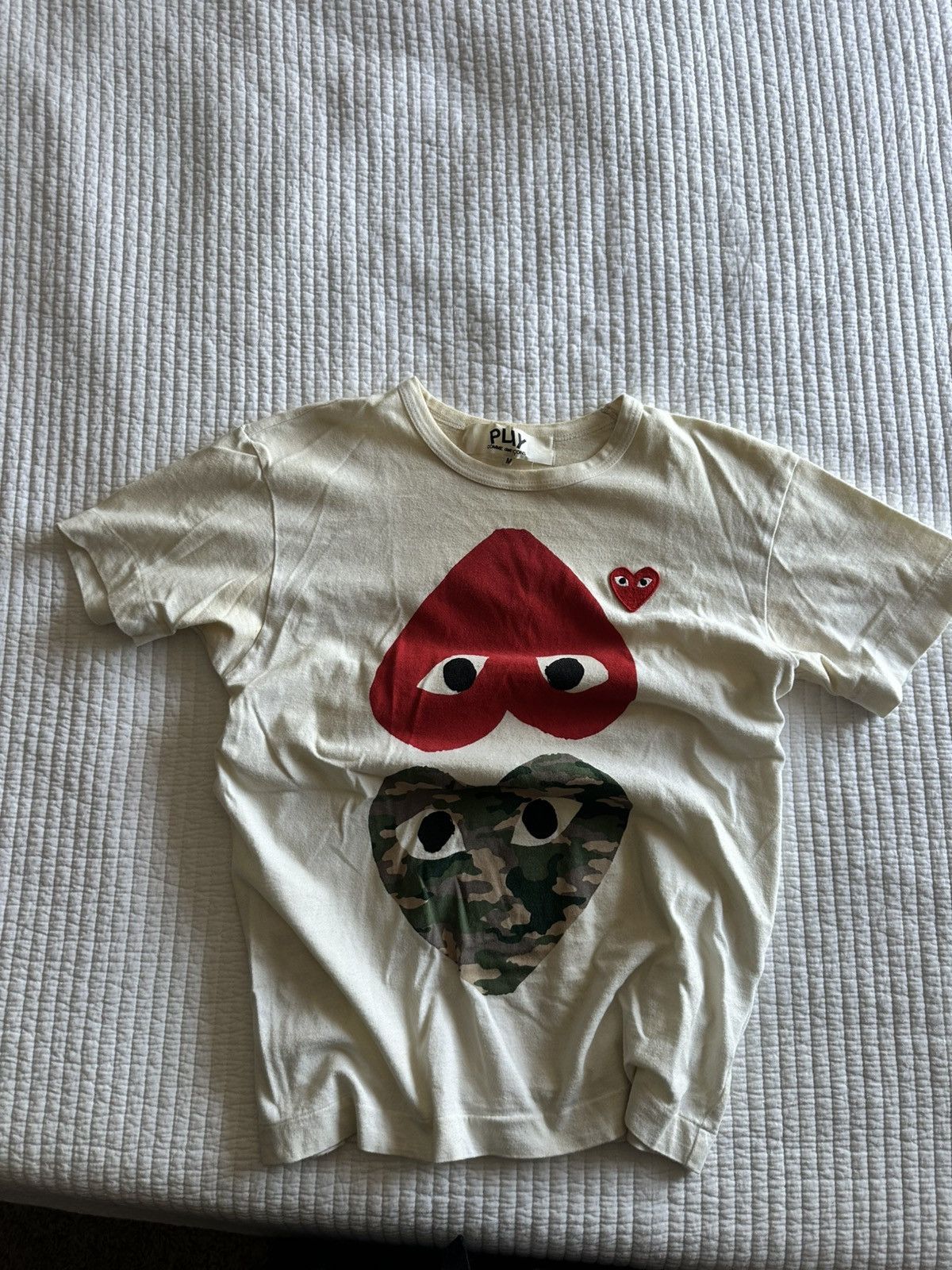 Comme des Garcons COMME des GARCONS short sleeve PLAY shirt Size US M / EU 48-50 / 2 - 1 Thumbnail