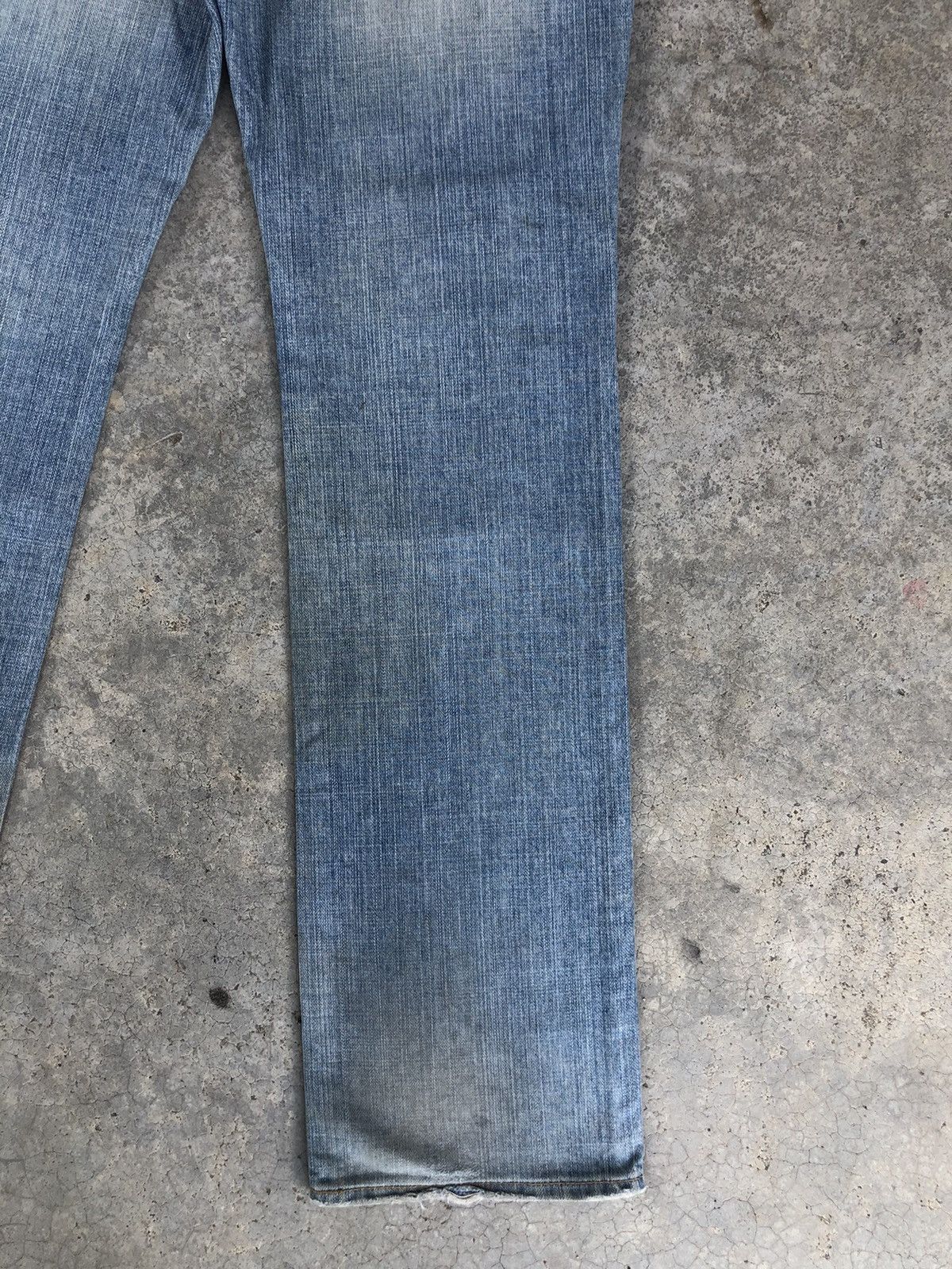 PPFM Japanese PPFM Double Waist Distressed Jeans Size US 33 - 12 Thumbnail