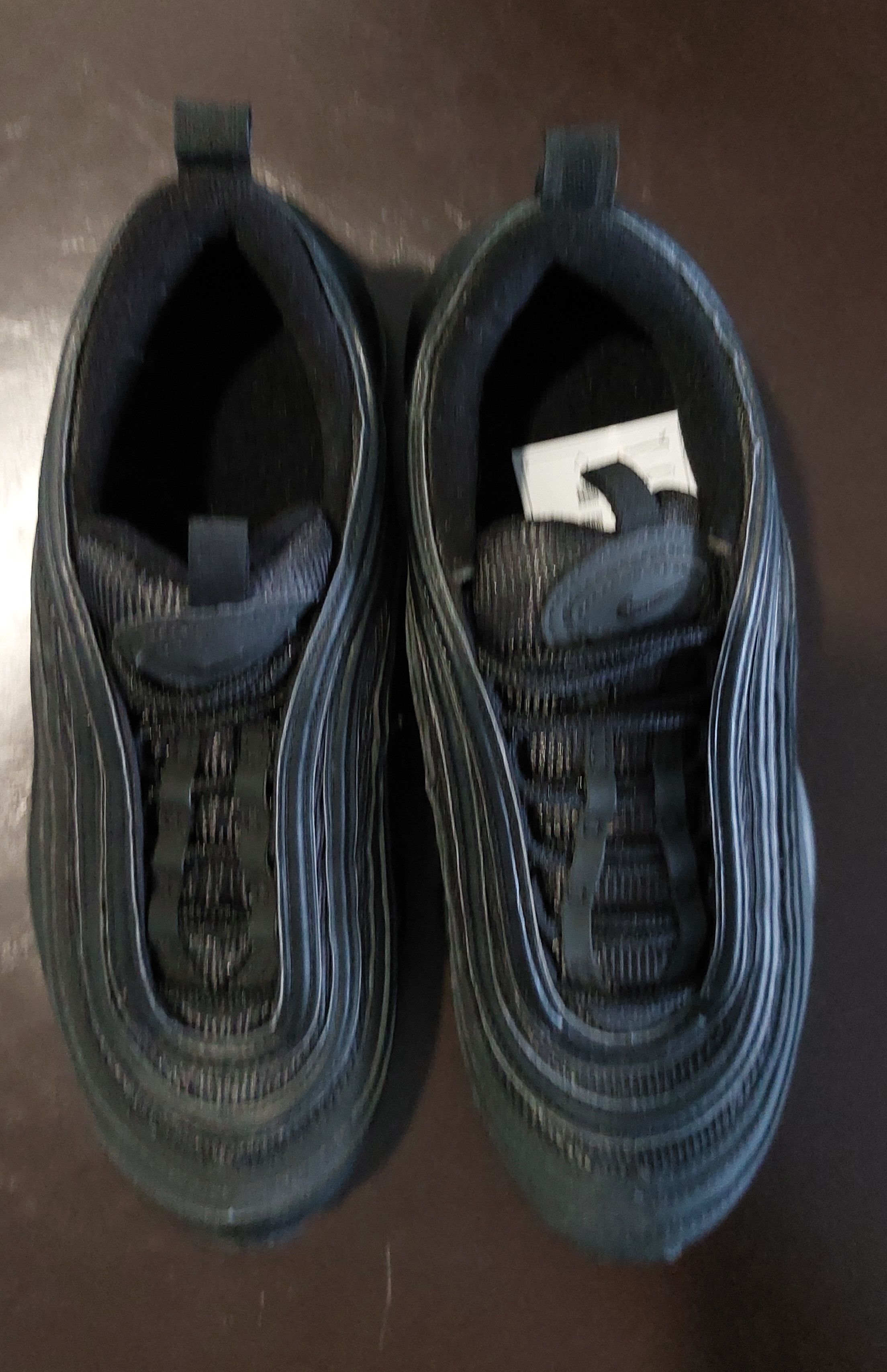Nike Nike Air Max 97 OG Triple Black (GS) Size US 6.5 / IT 36.5 - 5 Thumbnail