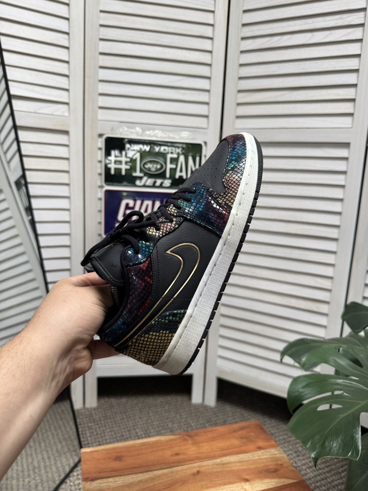 Nike Air Jordan 1 Low Multi Snakeskin Size US 8 / EU 41 - 9 Thumbnail