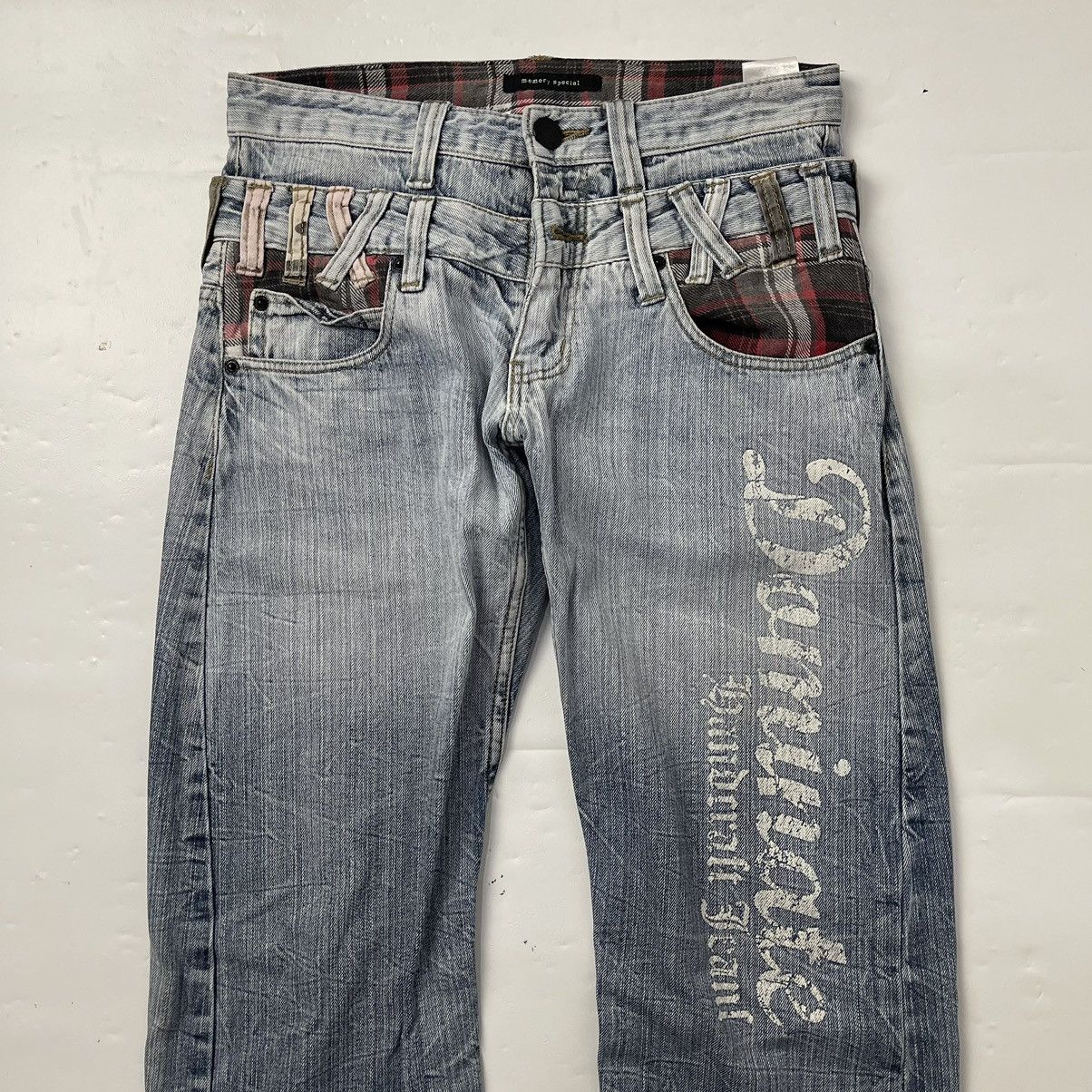 Hysteric Glamour × Japanese Brand Japanese memory special Double Waist distressed Size US 30 / EU 46 - 2 Thumbnail