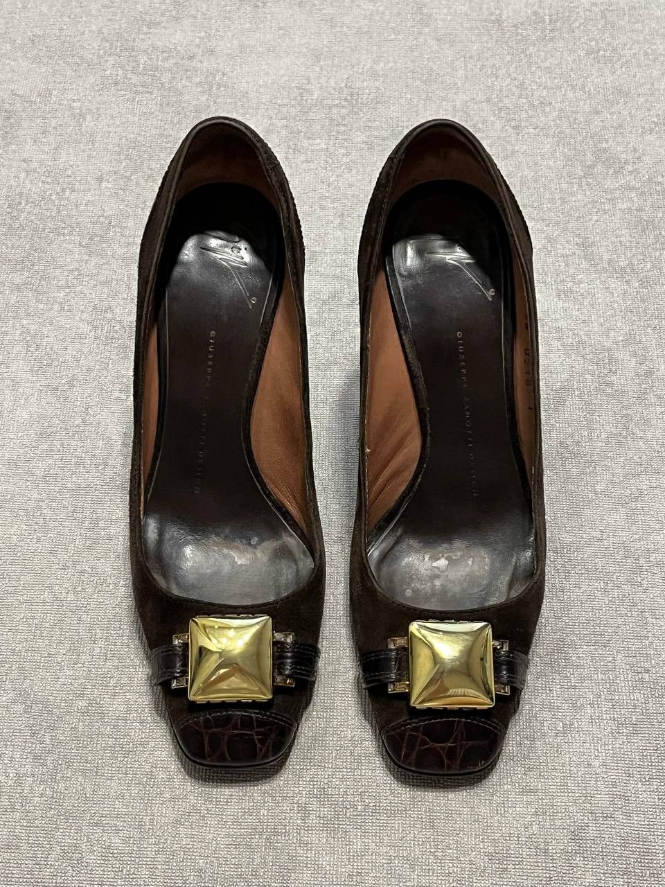 Giuseppe Zanotti Giuseppe Zanotti Open Women`s Rare Pumps Heels Gold 38 Size US 8 / IT 38 - 5 Thumbnail