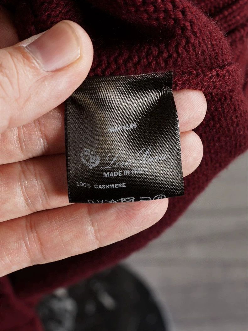 Loro Piana LORO PIANA Thick cashmere sweater Size US L / EU 52-54 / 3 - 6 Thumbnail