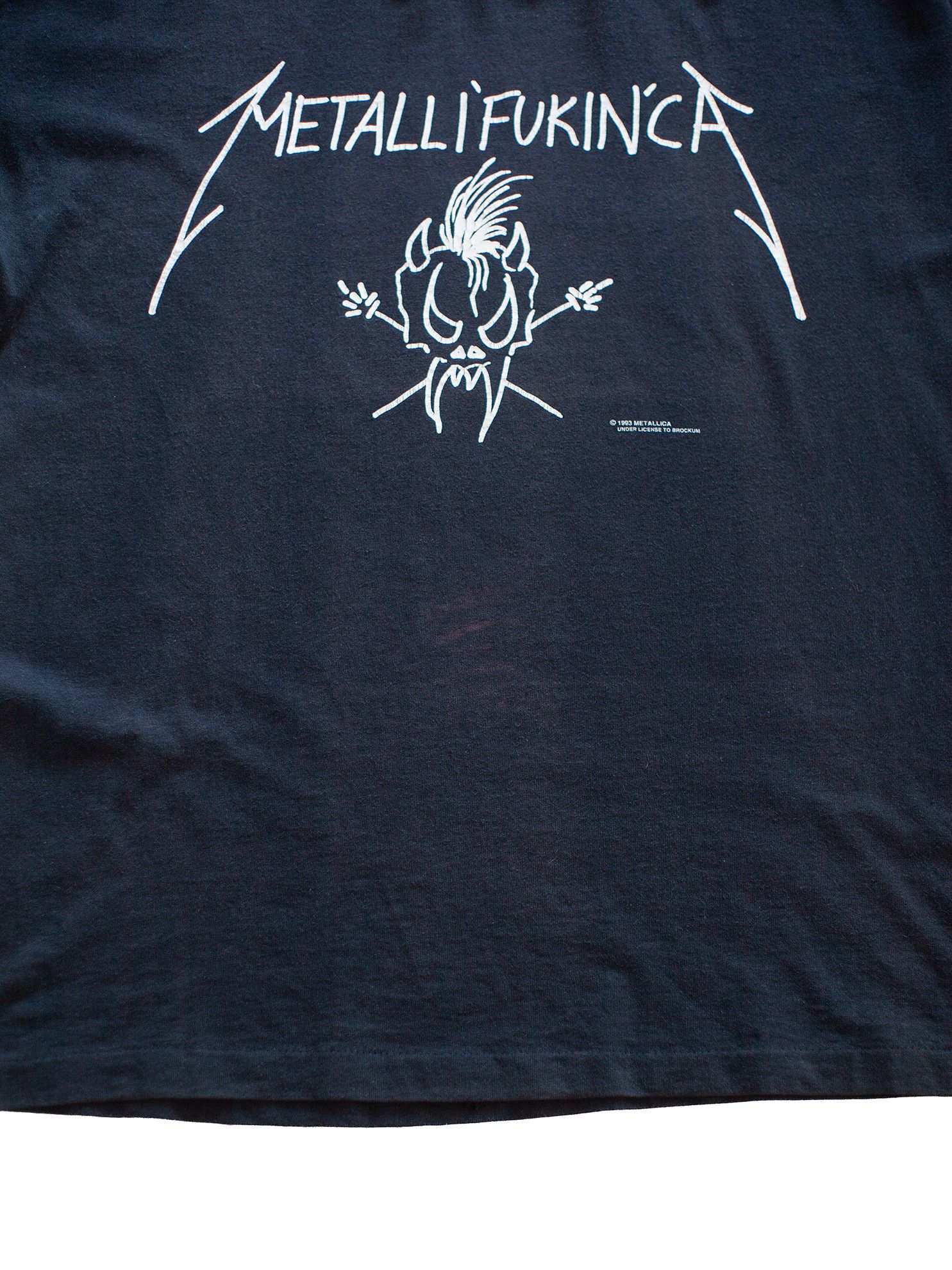 Metallica Vintage 1993 "Metalli'funkin'ca" Metallica Band T-Shirt Size US XL / EU 56 / 4 - 5 Thumbnail