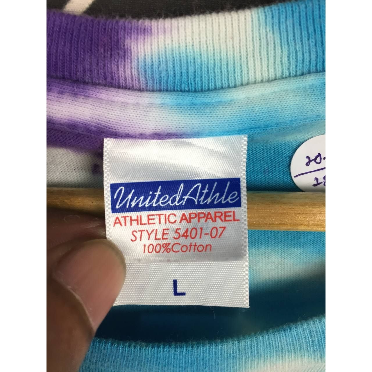 Japanese Brand Asse!! Records More Local More Global Spiral Tie Dye Tee Size US L / EU 52-54 / 3 - 8 Thumbnail