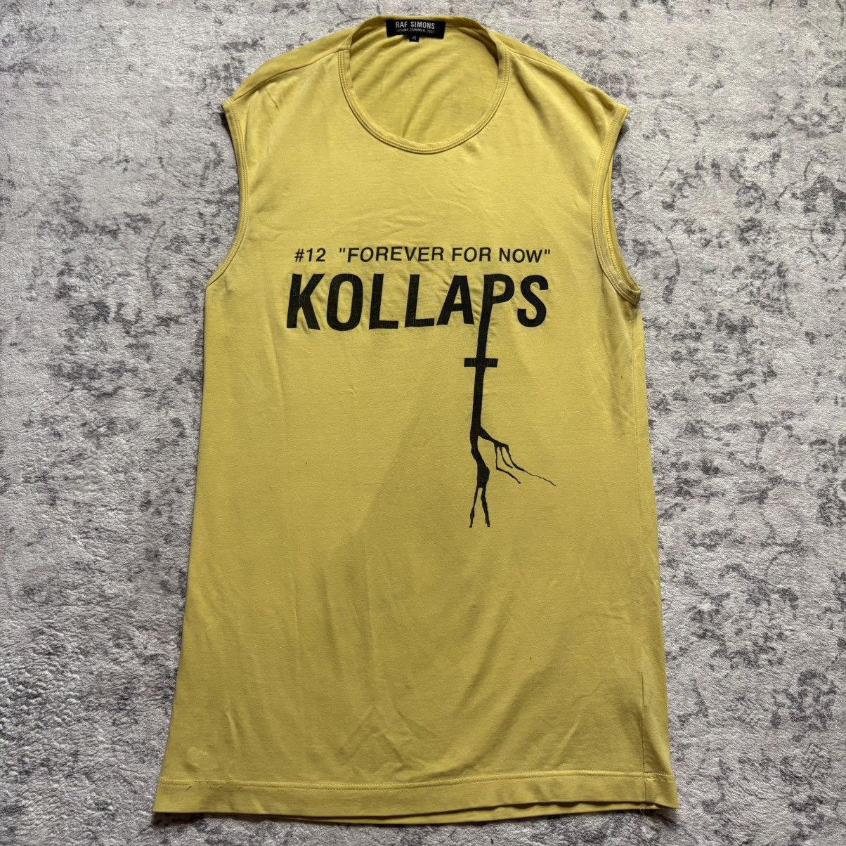 Raf Simons Raf Simons SS02 Kollaps Yellow Tank Top | Size 46 Size US S / EU 44-46 / 1 - 1 Thumbnail