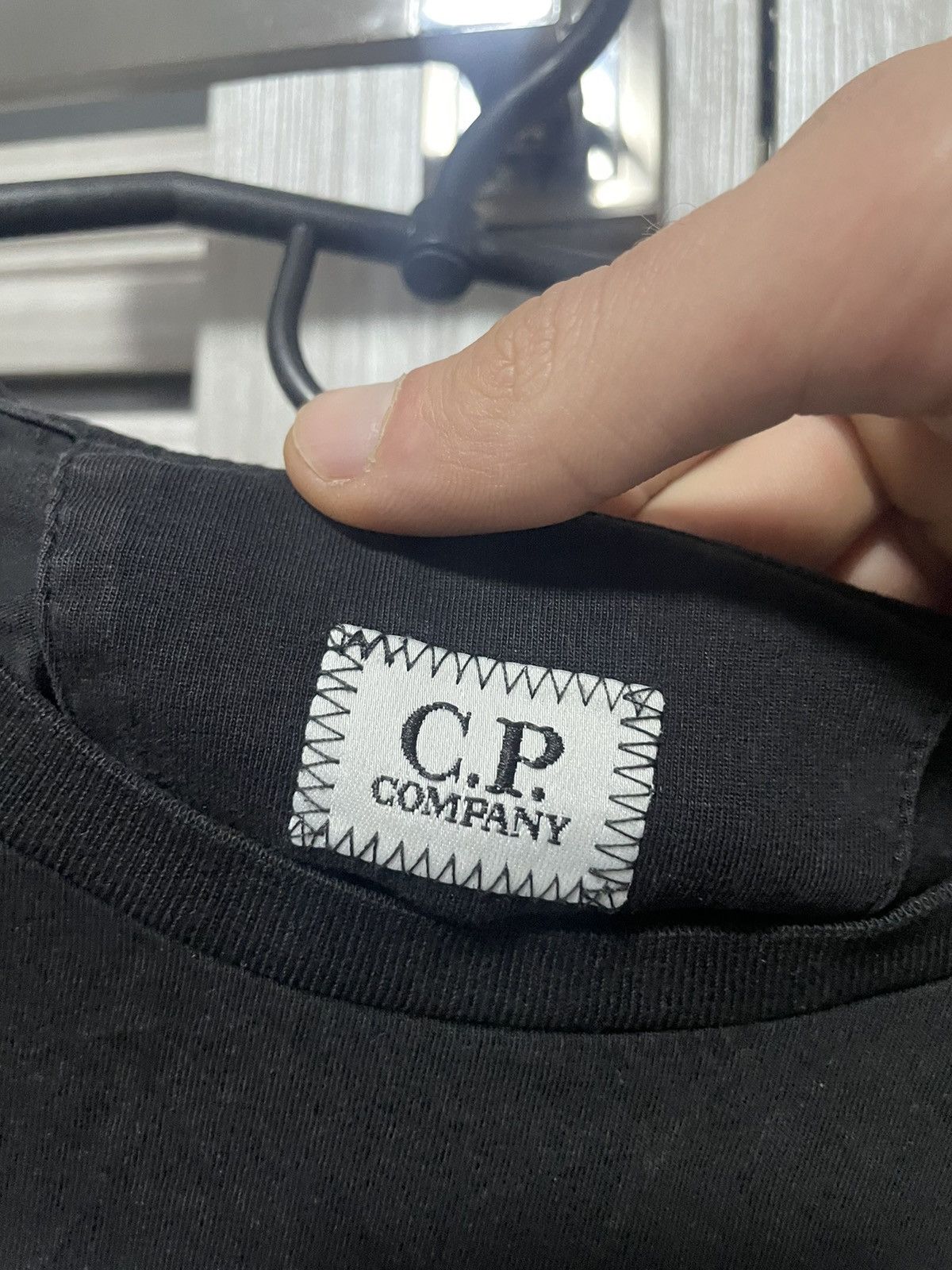 C.P. Company C.P. Company Vintage Big Logo Black Tee M Size US M / EU 48-50 / 2 - 8 Thumbnail
