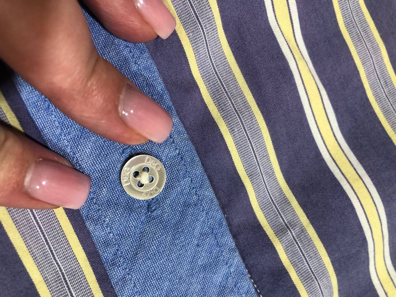 Dolce & Gabbana D&G Dolce & Gabbana Shirt Striped Made In Italy Button Up Size US L / EU 52-54 / 3 - 5 Thumbnail