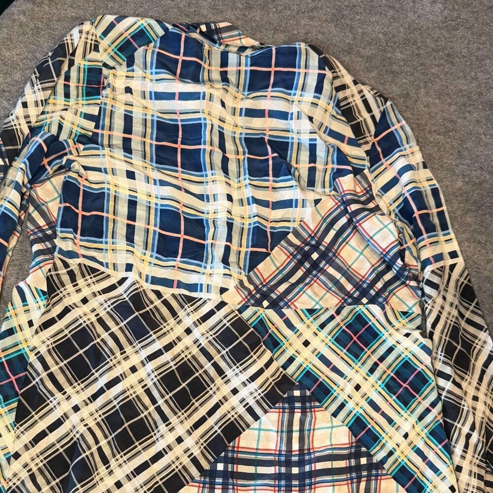 Other Johnny Was Idora Patchwork Button Down Shirt Silk NWT Boho Size S / US 4 / IT 40 - 6 Thumbnail