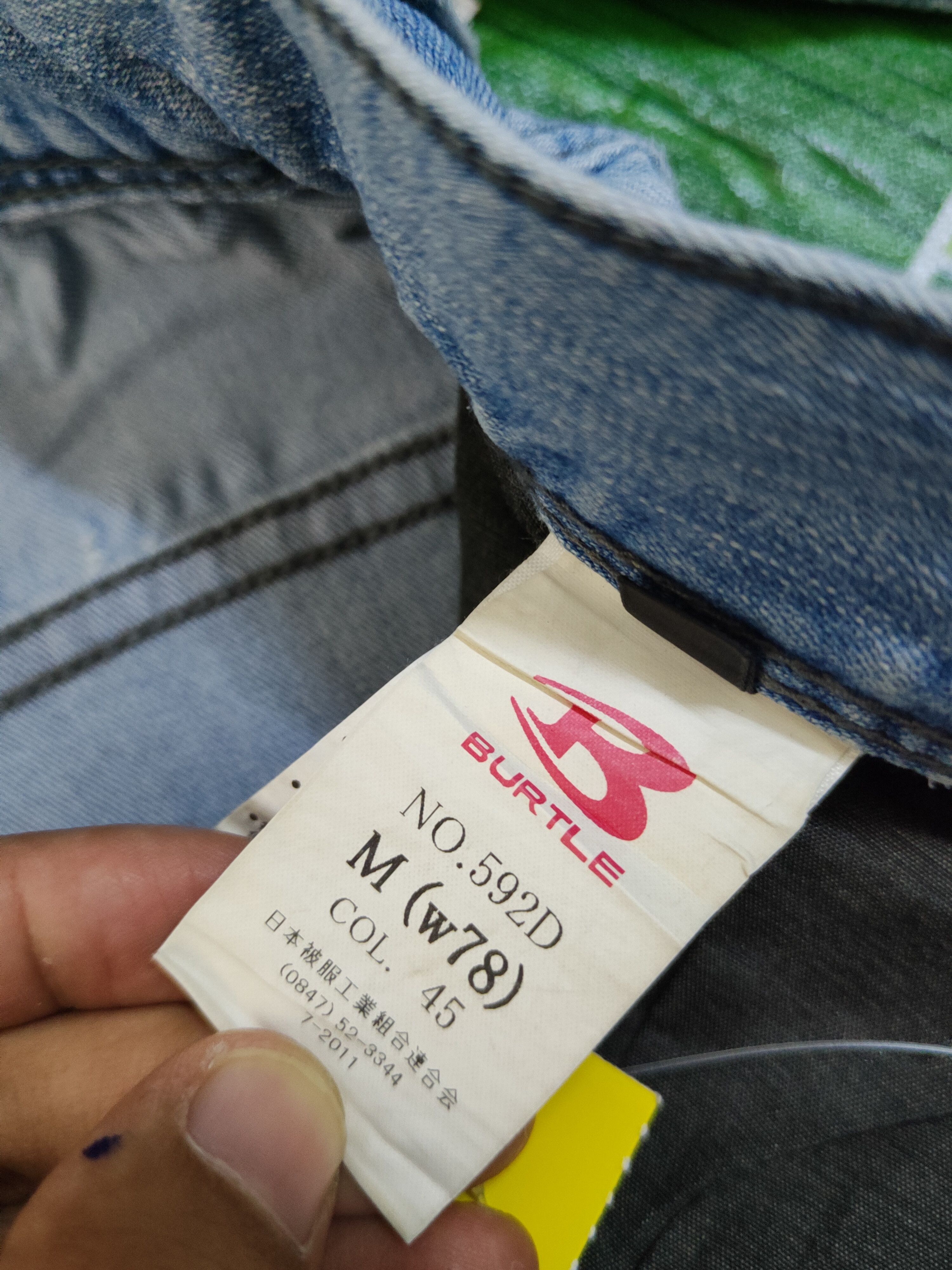 Japanese Brand × Vintage Burtle Blue Distressed Ripped Soft denim Jeans #W2073 Size US 32 / EU 48 - 15 Thumbnail