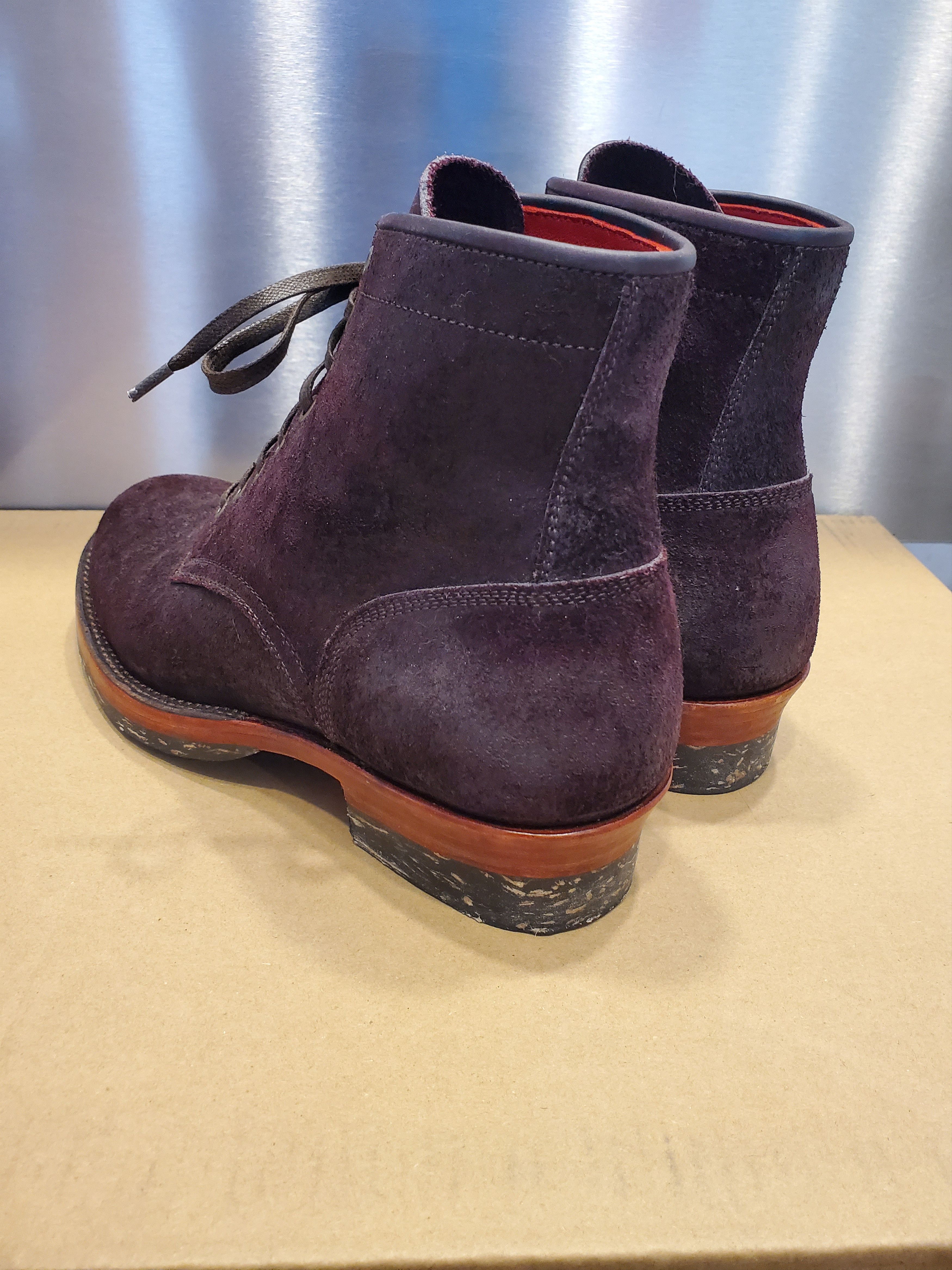 Briselblack Briselblack Reverse Rare Wine Chamois Boots Size US 7.5 / EU 40-41 - 3 Thumbnail