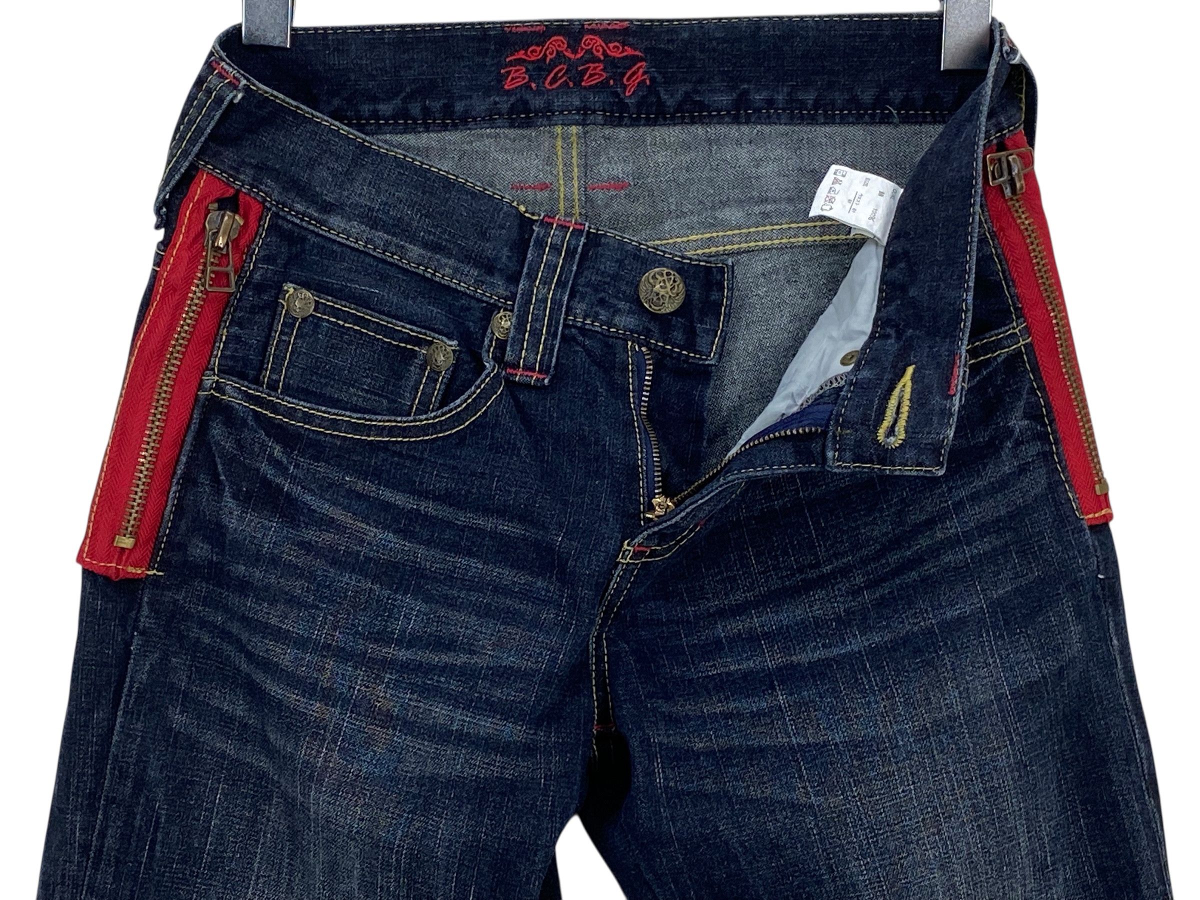 Japanese Brand BCBG Bootcut Denim Jeans Flare Jeans Pants New Age Cowboys Size 24" / US 00 / IT 34 - 4 Thumbnail