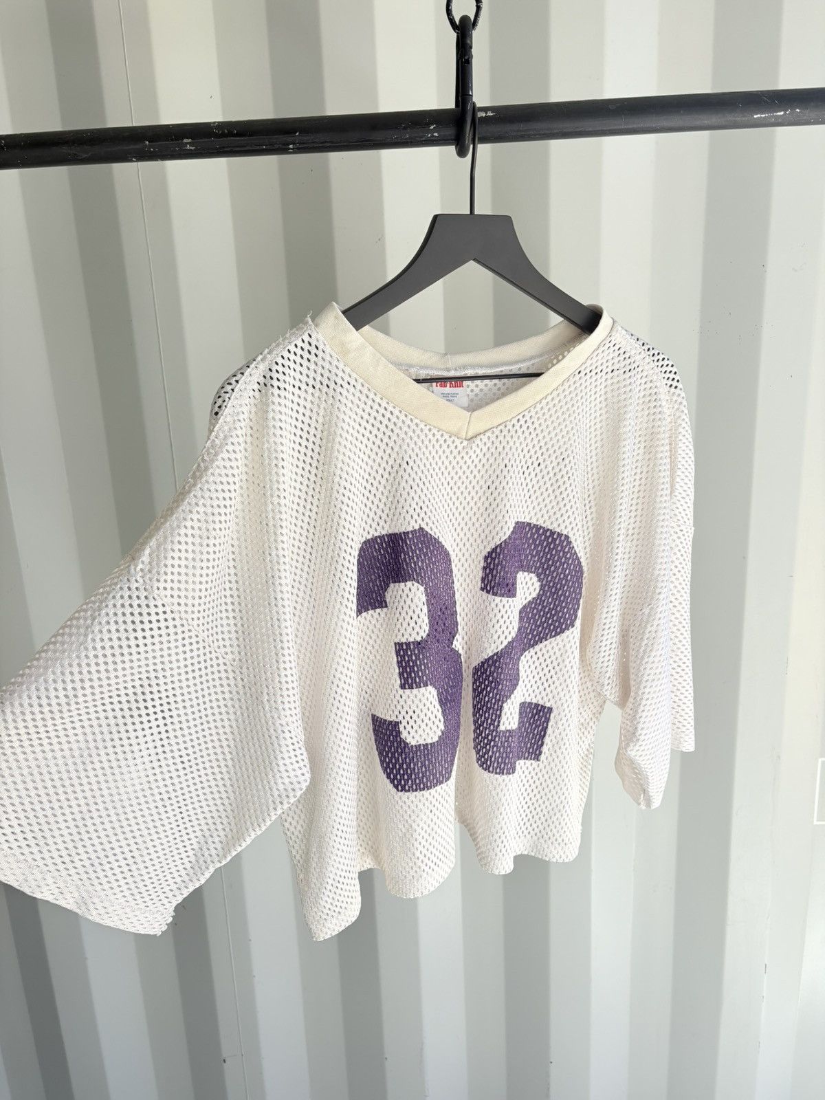 Vintage Vintage Football Mesh Jersey Thrashed GRUNGE Faded Size US M / EU 48-50 / 2 - 2 Thumbnail