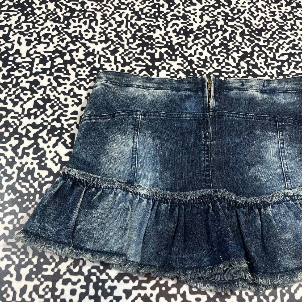 Japanese Brand Vintage Y2K Japanese Sexy Flared Mini Skirt Retro 90s Style Size 26" / US 2 / IT 38 - 10 Thumbnail