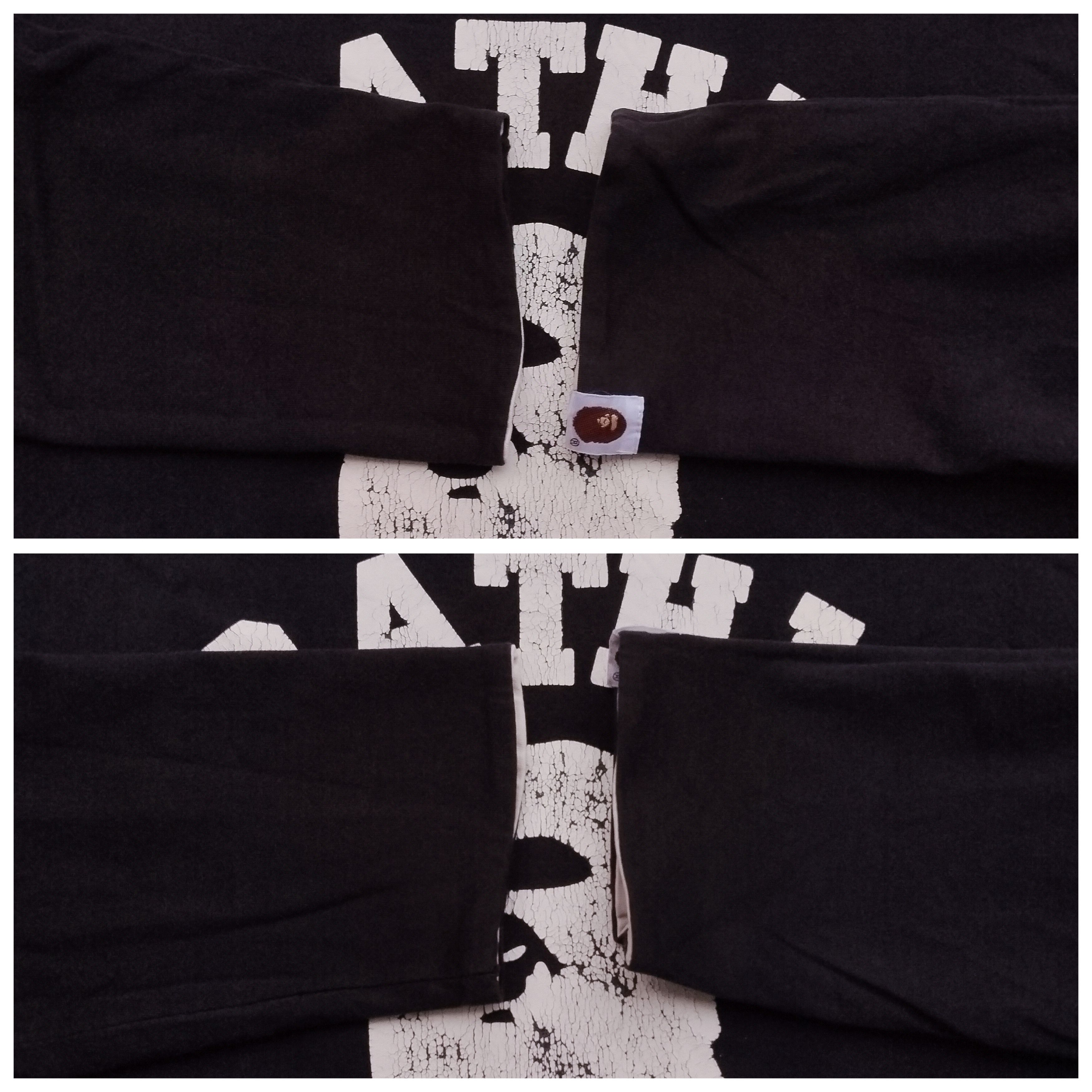 Bape 2003 VIntage Bape Sta and Collage Reversible LS Tee Size US M / EU 48-50 / 2 - 5 Thumbnail