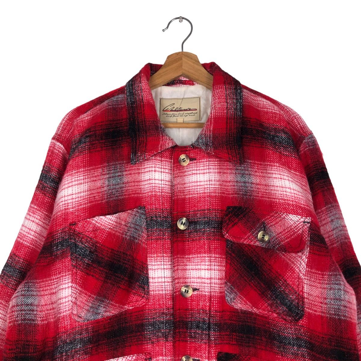Flannel 🔥Vtg Flannel Shirt Jacket Tartan Design Japan Issey Miyake Size US M / EU 48-50 / 2 - 3 Thumbnail