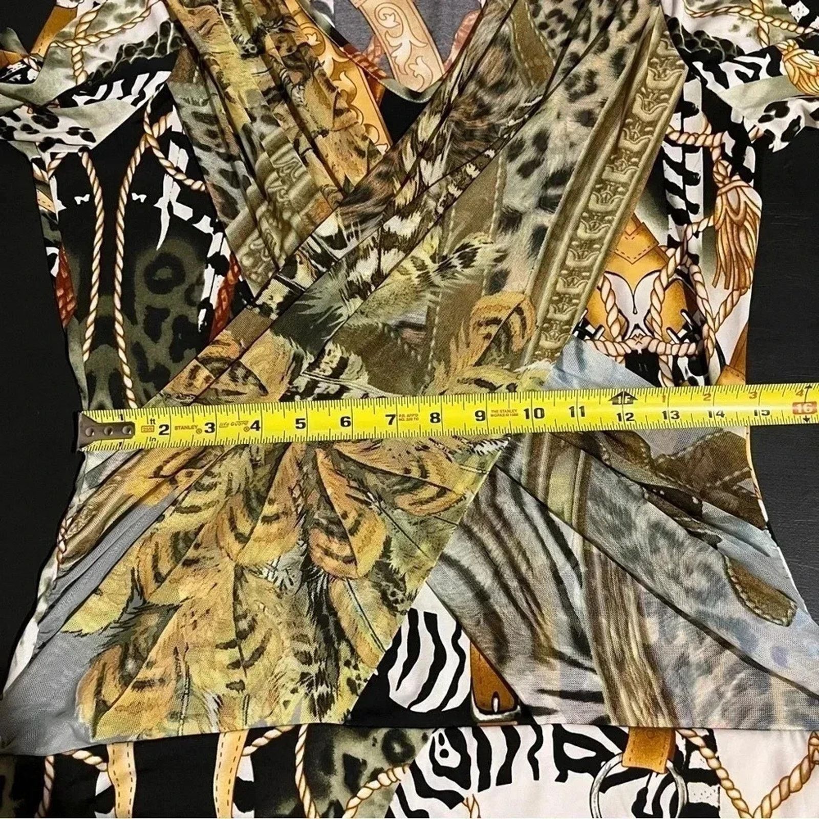 Other Elysee 26 Artsy Layered Top Western Animal Print Size M Size M / US 6-8 / IT 42-44 - 7 Thumbnail