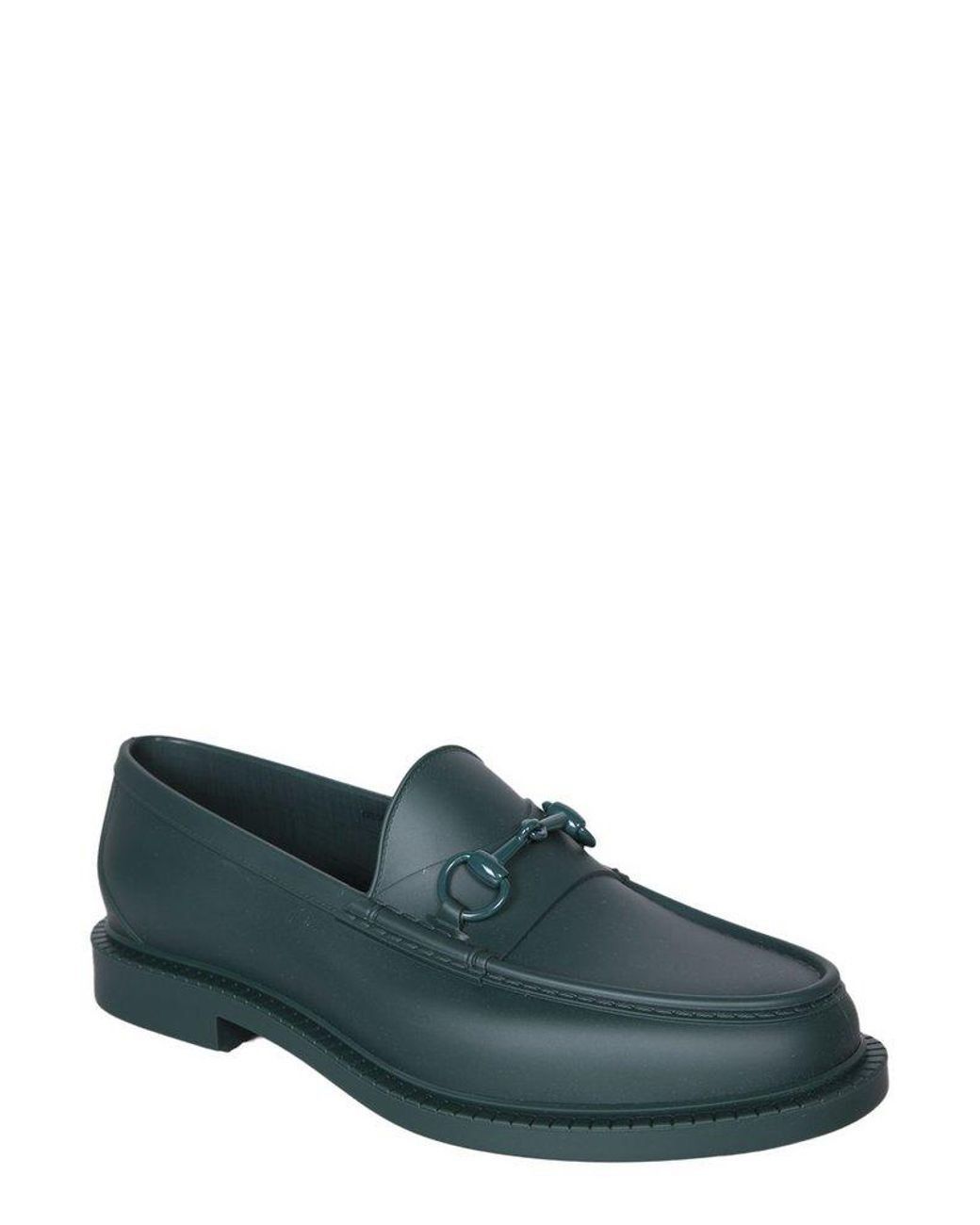 Gucci Rubber Horsebit Loafer in deep green Size US 9 / EU 42 - 1 Thumbnail