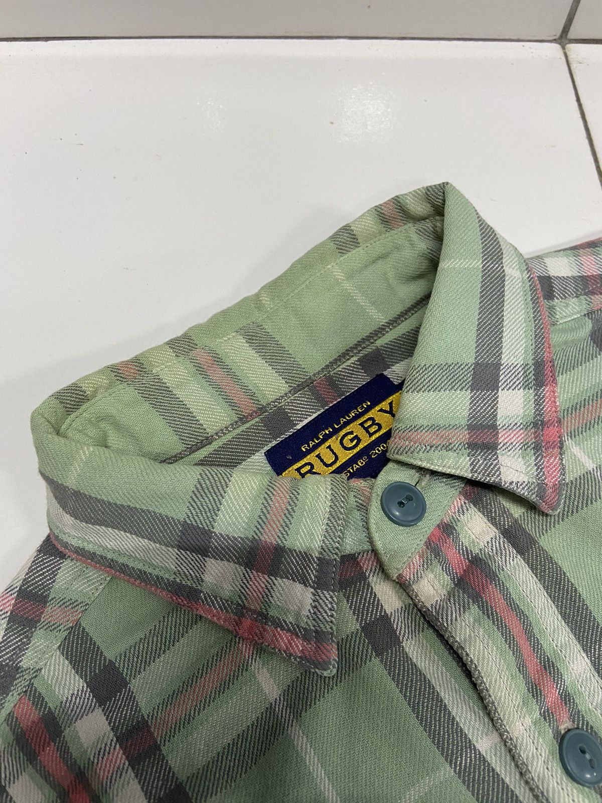 Japanese Brand RALPH LAUREN RUGBY BUTTON UP FLANELL Size US S / EU 44-46 / 1 - 8 Thumbnail