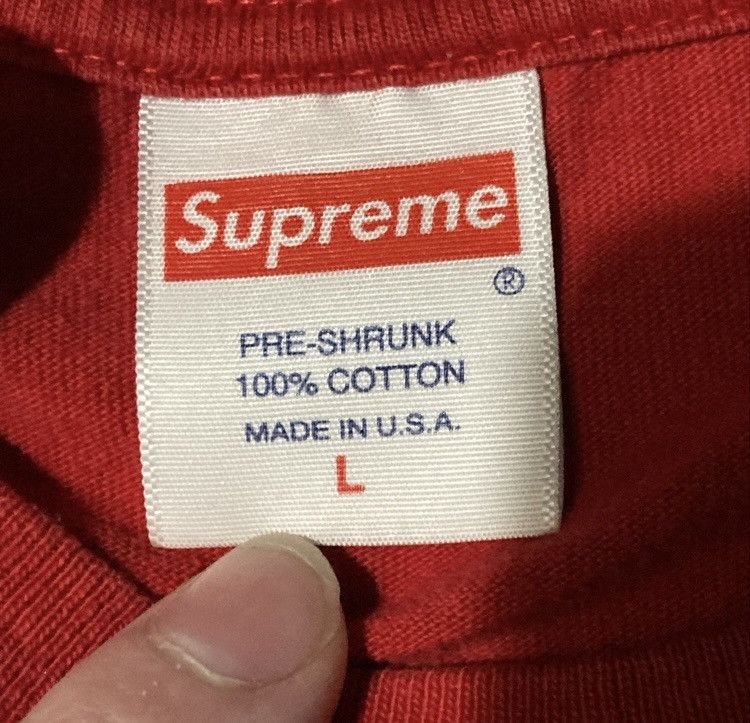 Supreme Supreme Pitbull tee red size L Size US L / EU 52-54 / 3 - 3 Thumbnail