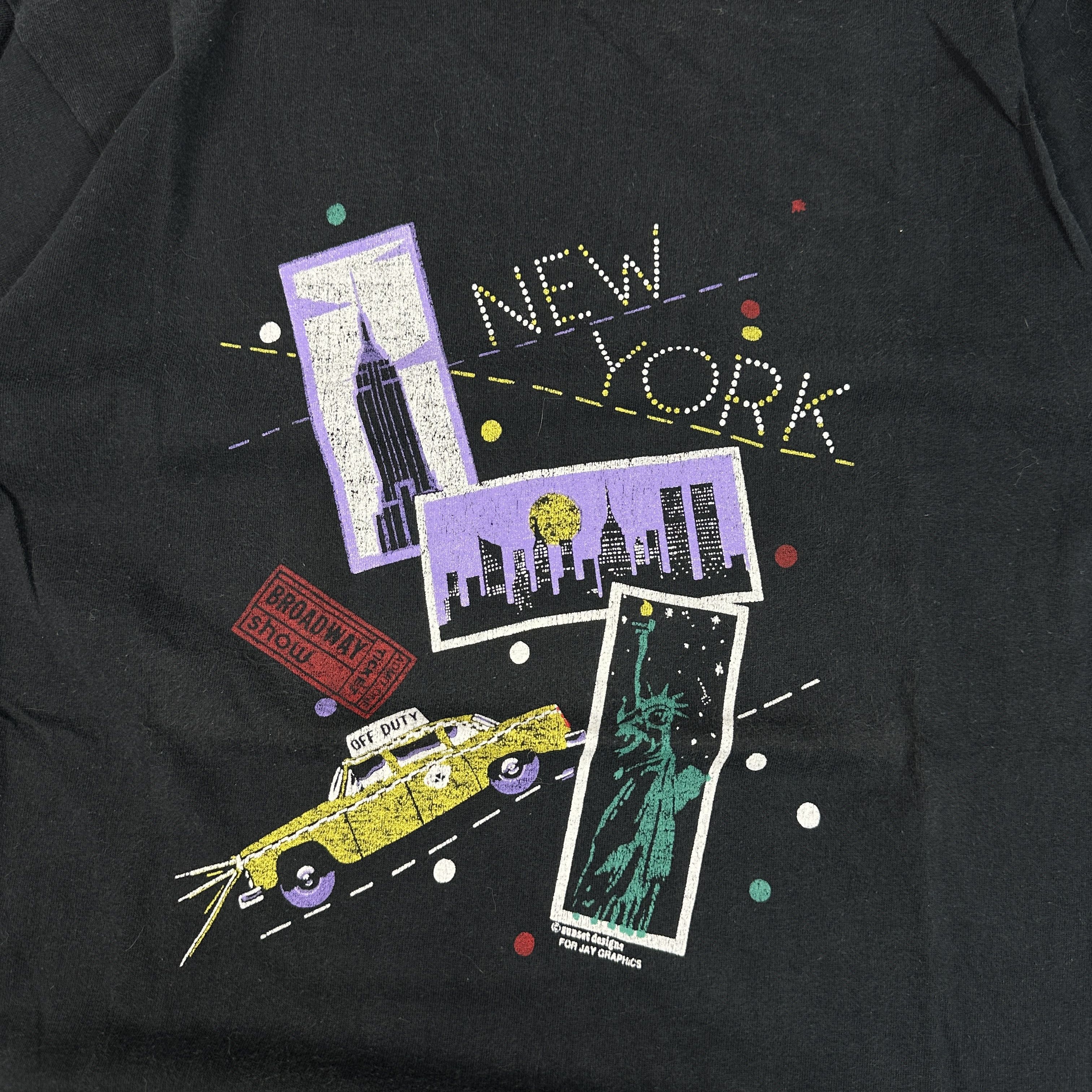 Vintage Vintage Streetwear Oversize New York 90s T-shirt Size US L / EU 52-54 / 3 - 3 Thumbnail