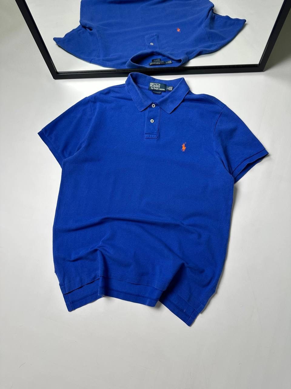 Polo Ralph Lauren Vintage 00s Polo Ralph Lauren T Shirt Blue Size US L / EU 52-54 / 3 - 1 Thumbnail