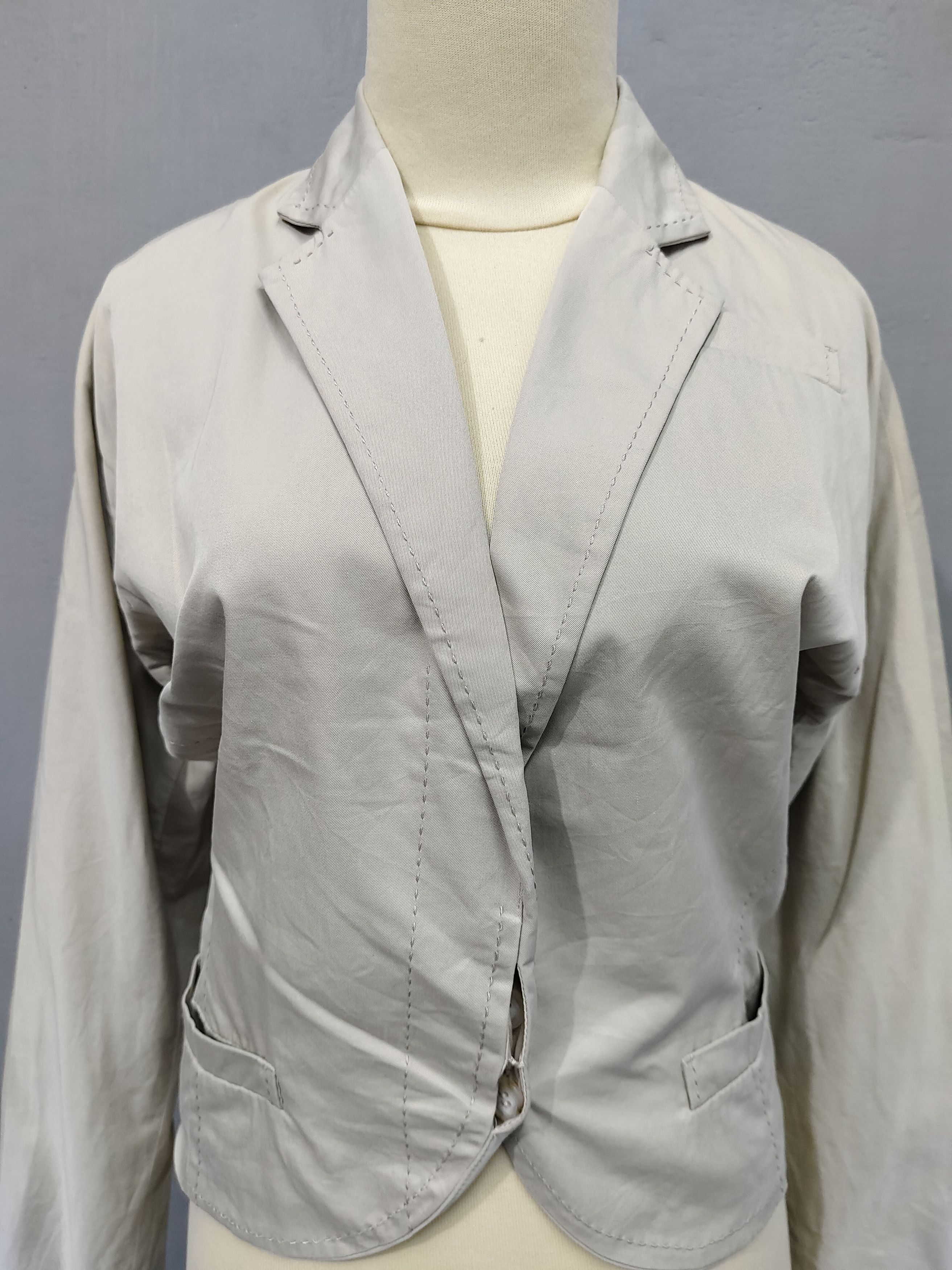 Tsumori Chisato Tsumori Chisato- Soft Decontruction Tailored Cropped Blazer Size M / US 6-8 / IT 42-44 - 2 Thumbnail