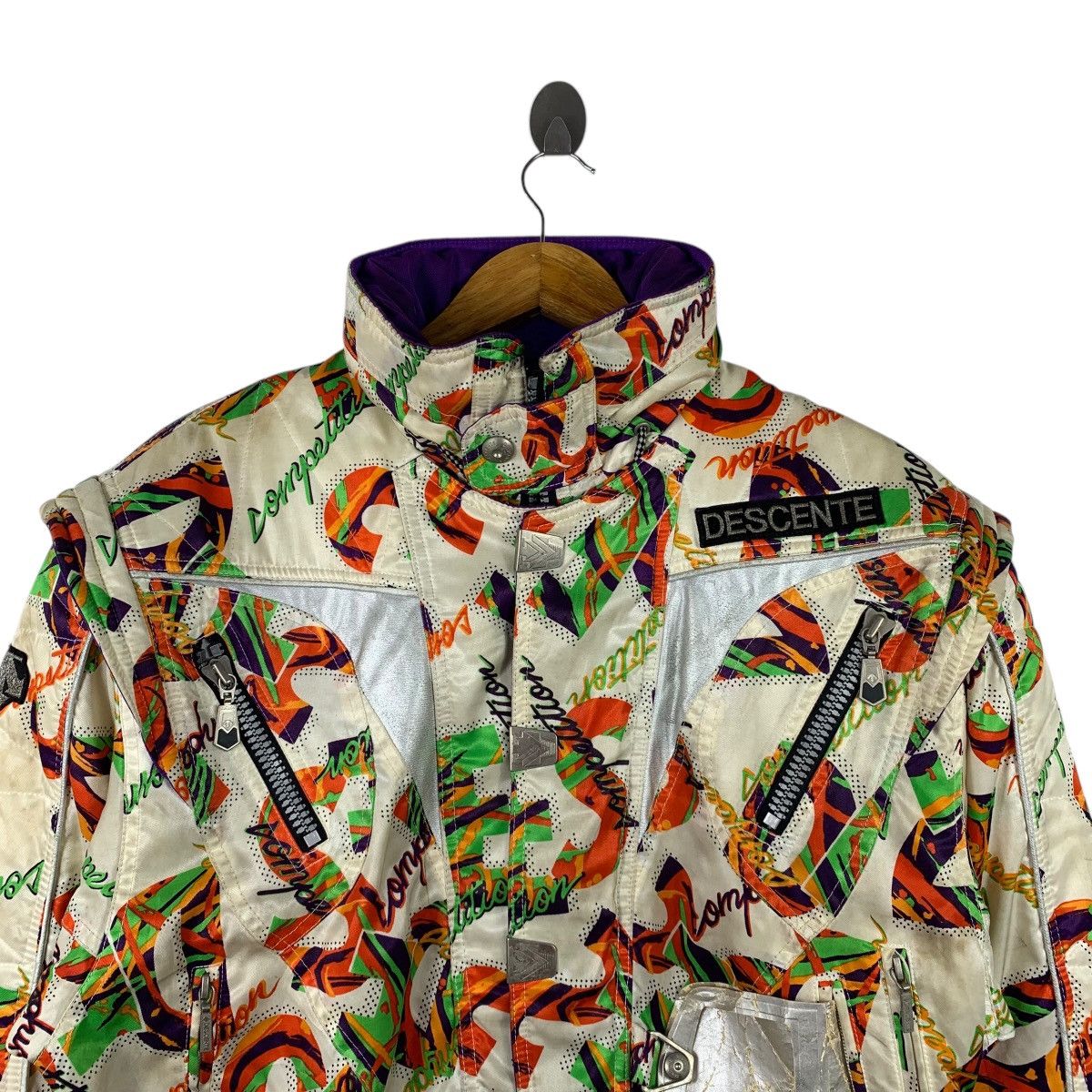 Descente × Japanese Brand × Vintage Vintage DESCENTE Japanese Brand Outdoor Sportswear Jacket Size L / US 10 / IT 46 - 4 Thumbnail