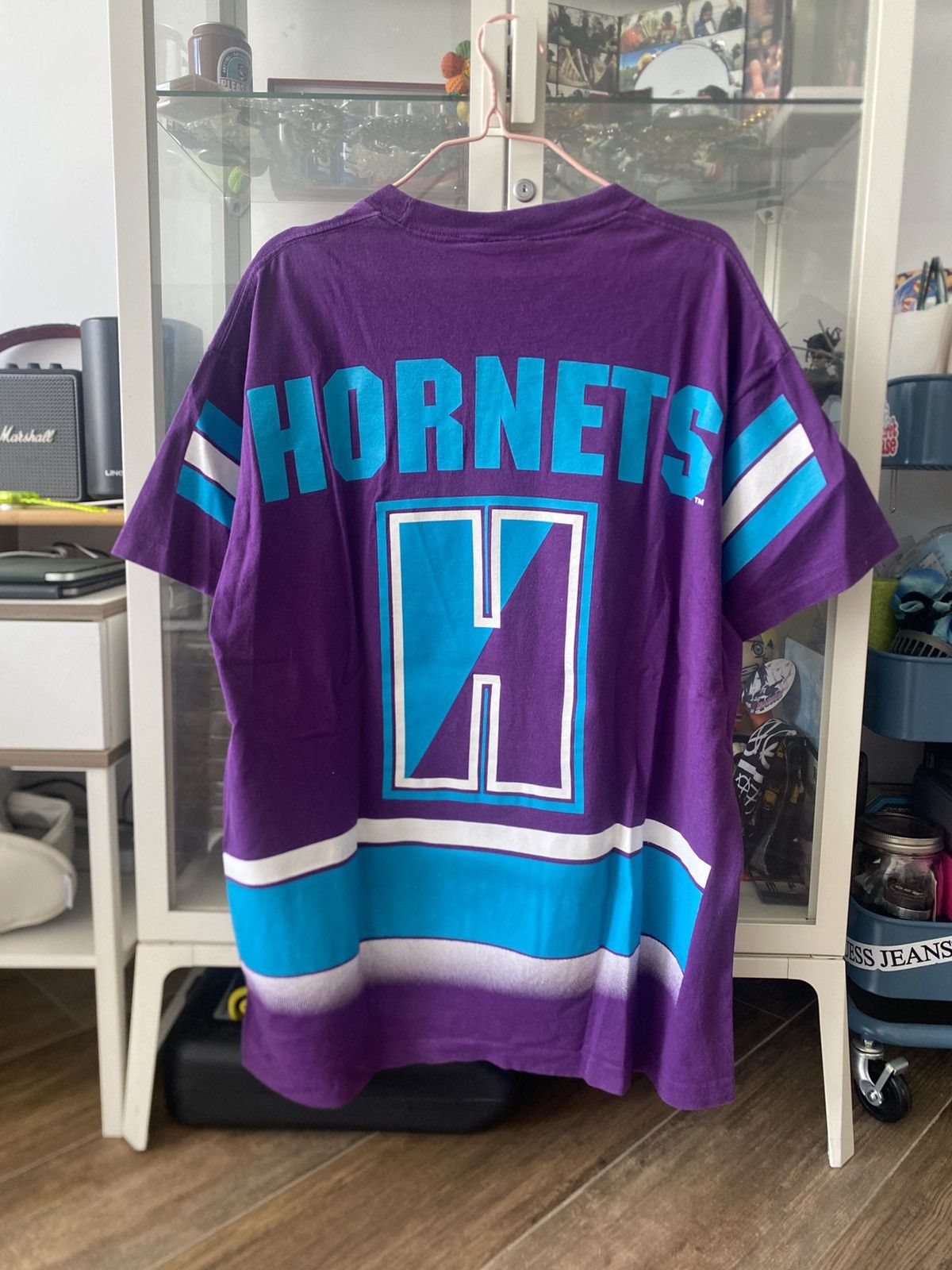 Vintage NBA Charlotte Hornets Vintage Tee Size US L / EU 52-54 / 3 - 2 Thumbnail