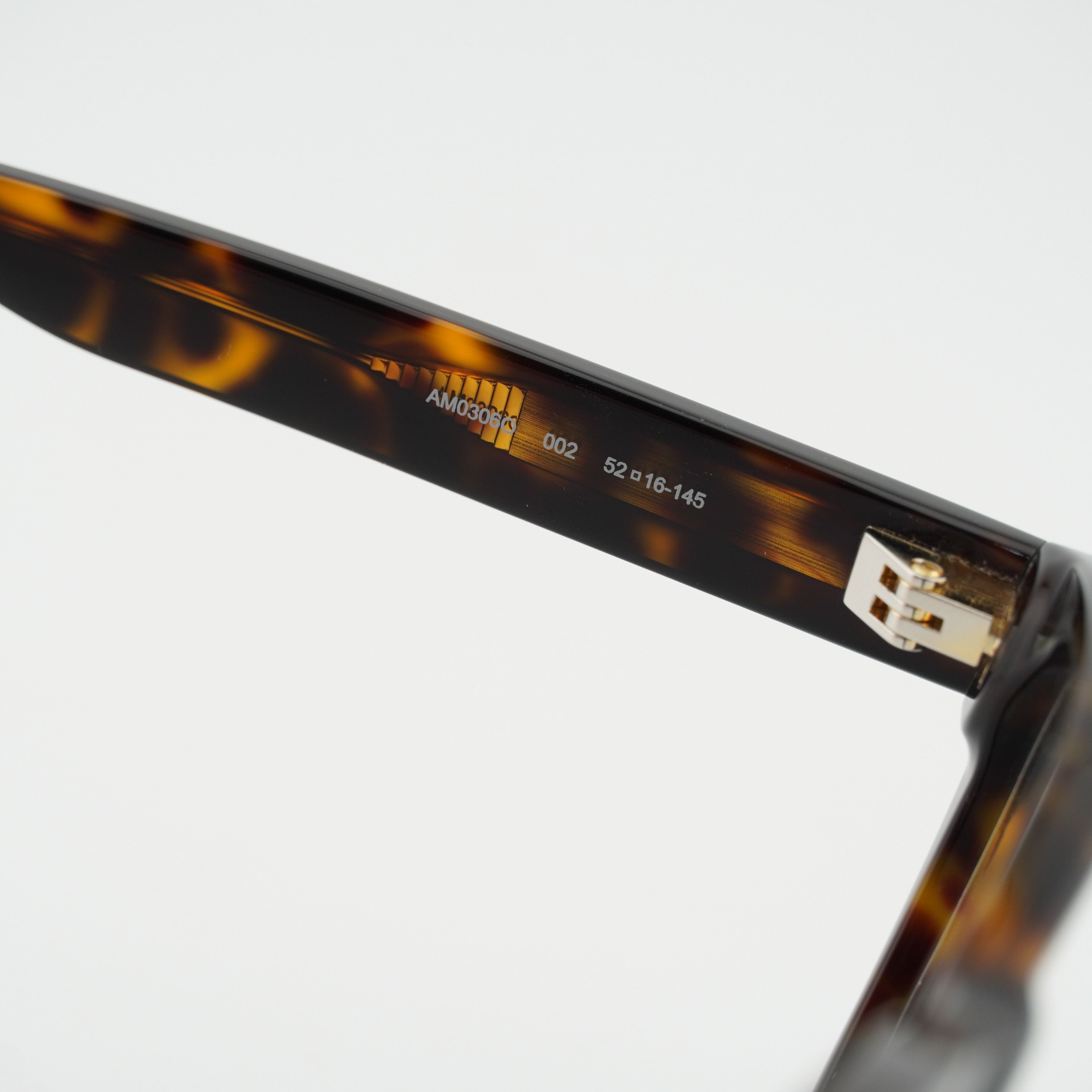 Alexander McQueen Alexander McQueen AM0306O 002 Eyeglasses Havana 52mm Square Size ONE SIZE - 9 Thumbnail