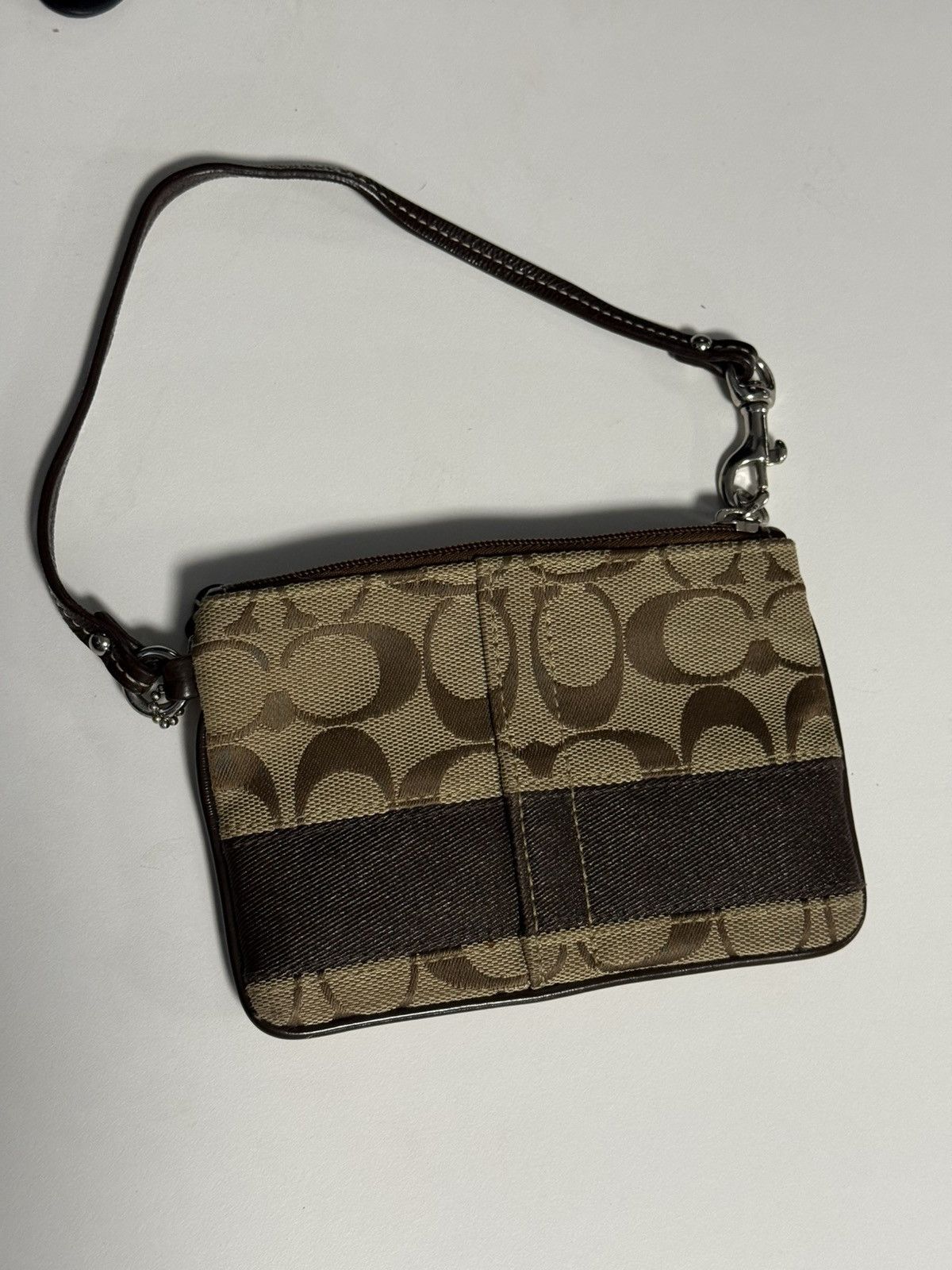 Coach Coach Signature Coin Wallet Wristlet Size ONE SIZE - 2 Thumbnail