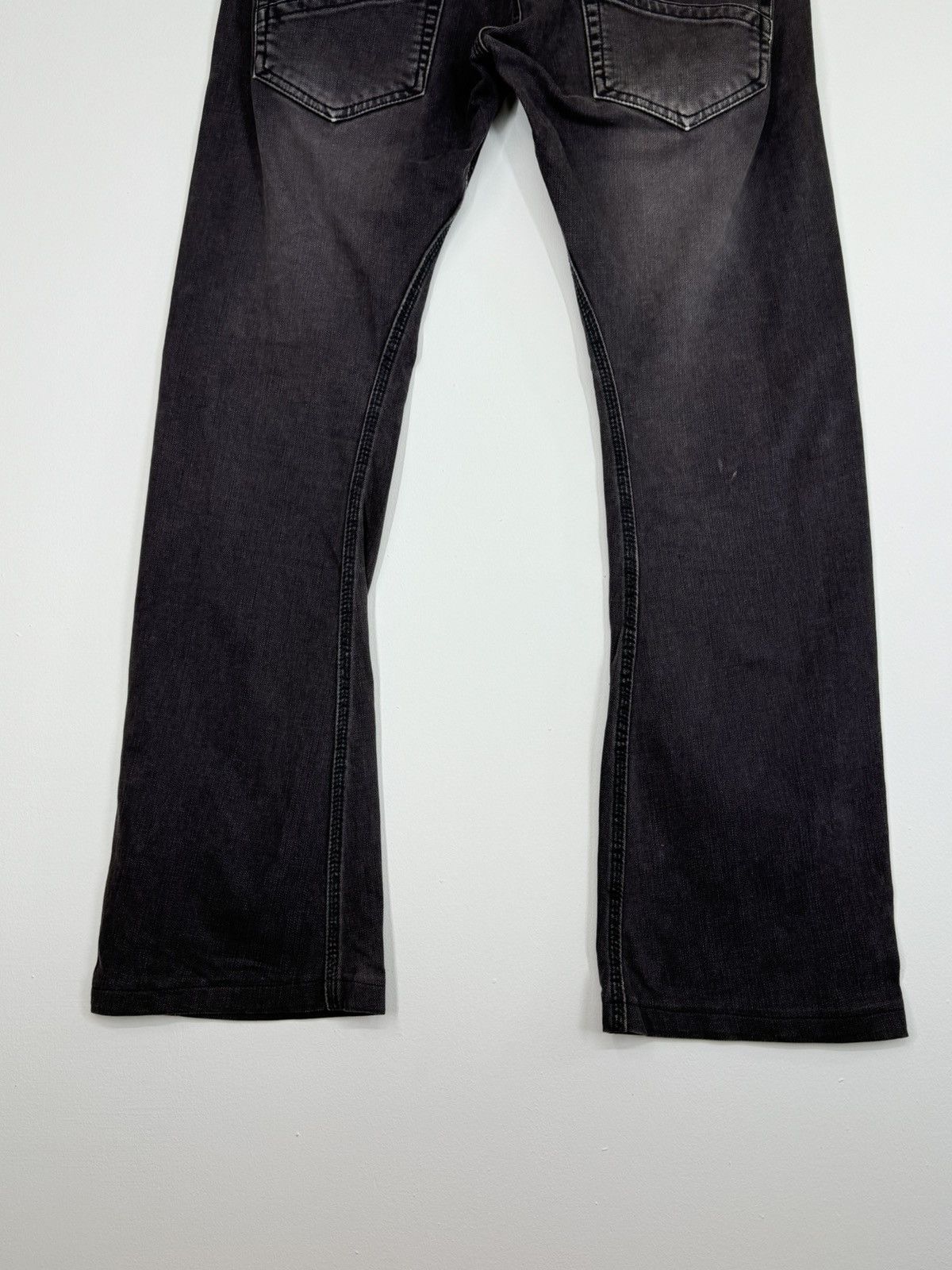 Hysteric Glamour Y2K FLARE NICOLE CLUB FOR MEN ZIPPER ACID WASH STYLE DENIM Size US 31 - 11 Thumbnail