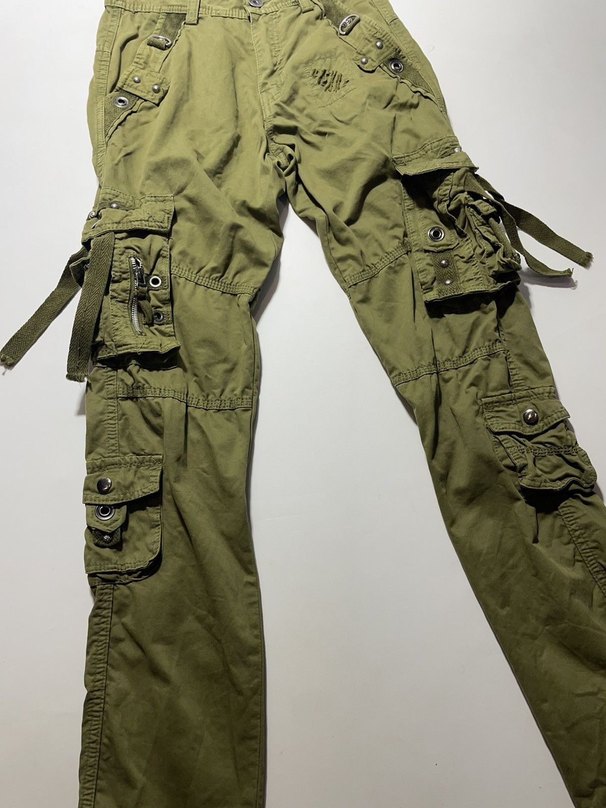 Japanese Brand Junye Jeans Multipocket Bondage Tactical Cargo Pants Size US 28 / EU 44 - 3 Thumbnail