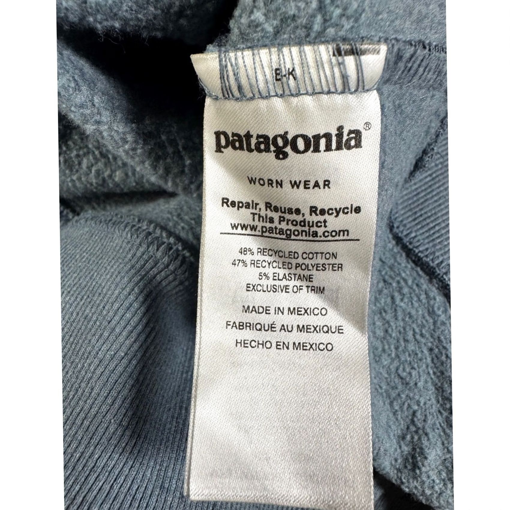 Patagonia Patagonia Mens Shadow Blue Size M Arched Fitz Roy Bear Sweatshirt Size US M / EU 48-50 / 2 - 5 Thumbnail