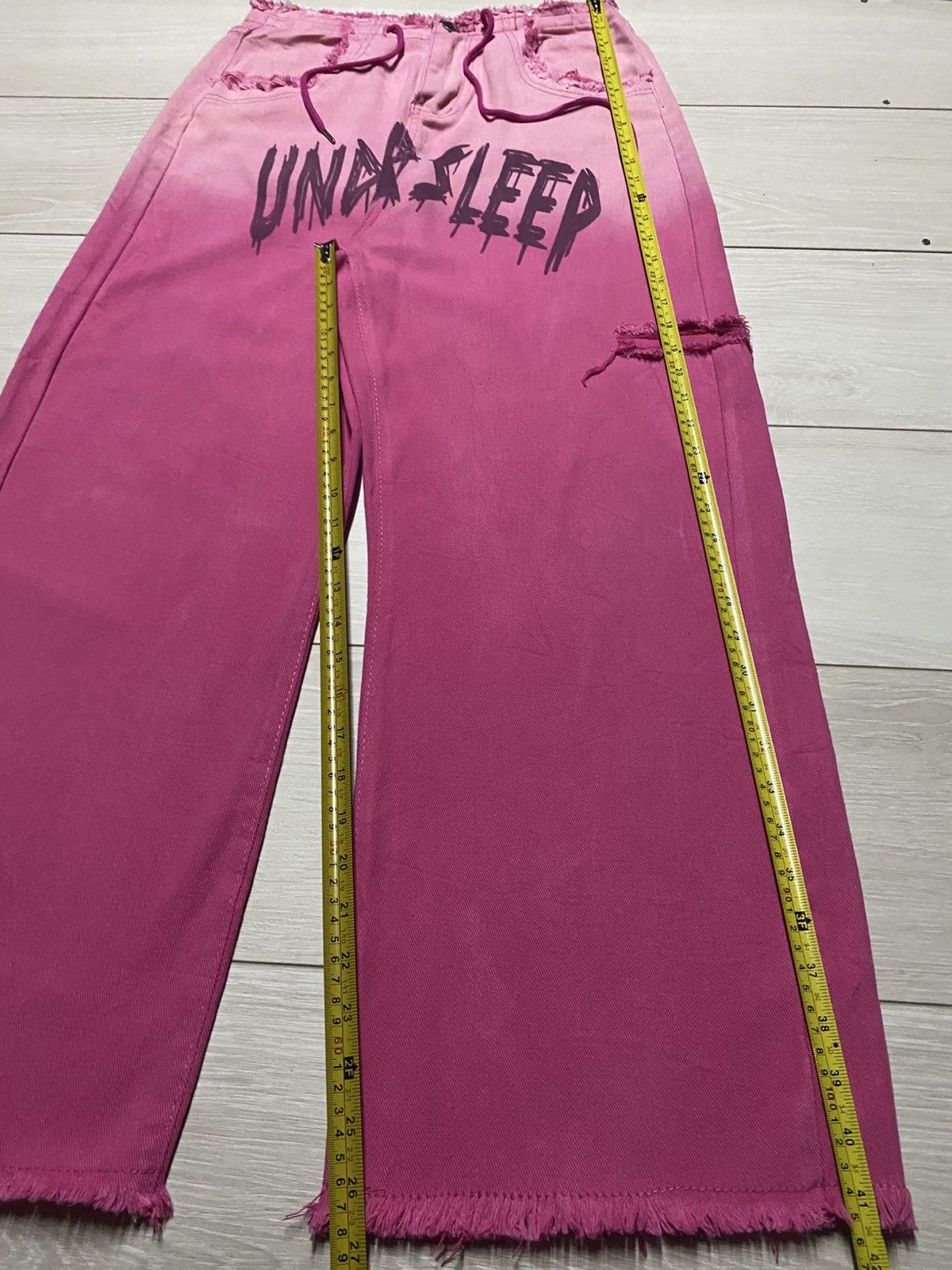 Japanese Brand Vintage Japanese Brand Under Sleep Super Baggy Pants Size US 29 - 11 Thumbnail