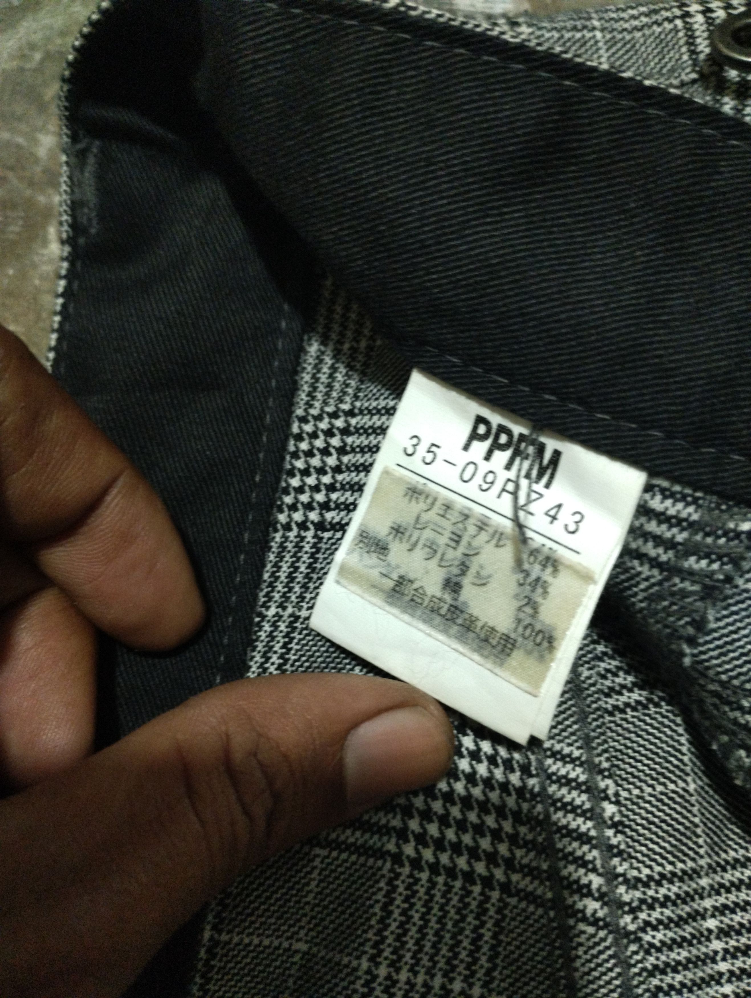 PPFM PPFM Plaid Pattern Long Pants Size US 31 - 8 Thumbnail