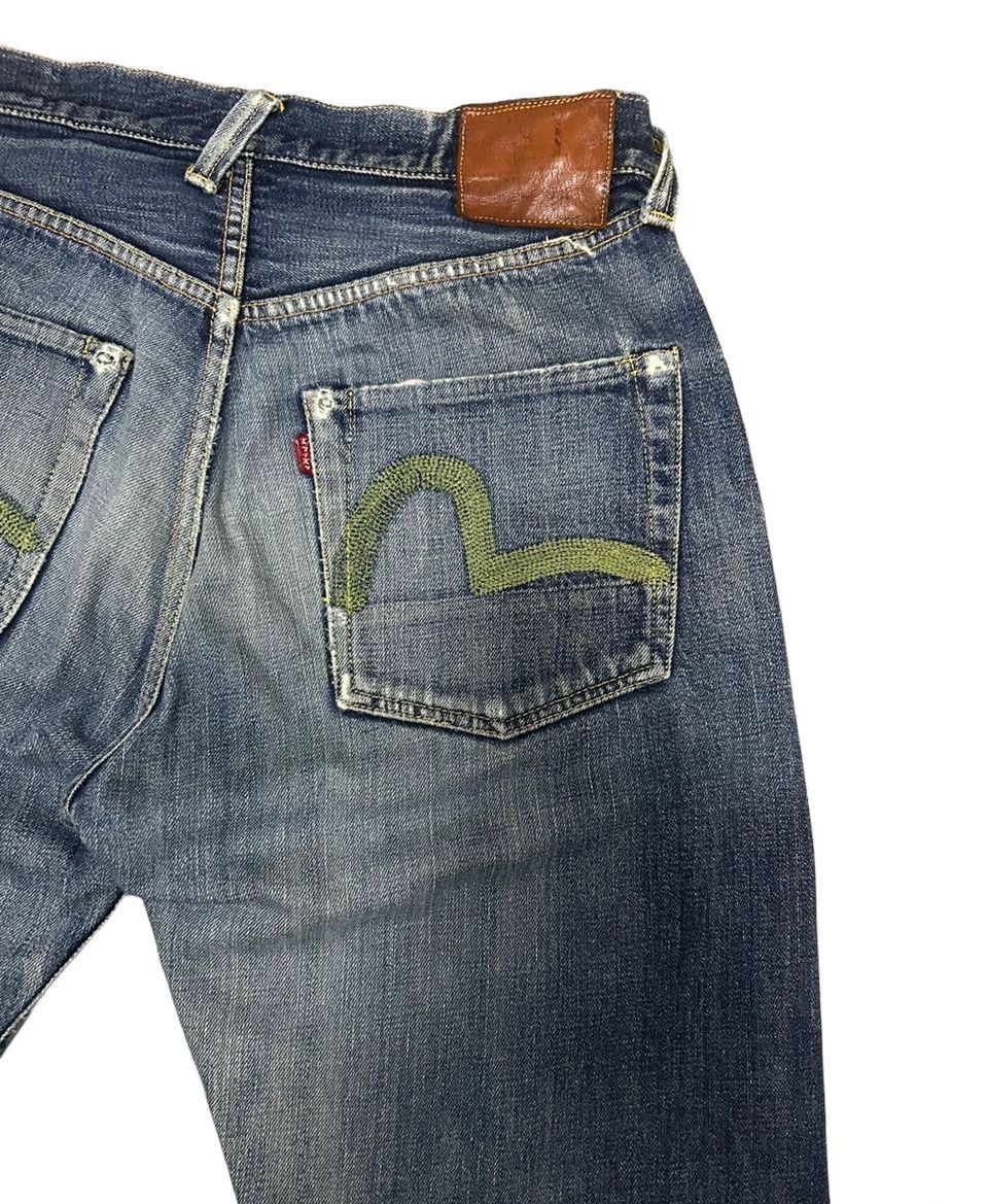 Designer × Evisu × Japanese Brand Vtg Evisu Yamane No 1 Special Distressed Size US 31 - 14 Thumbnail