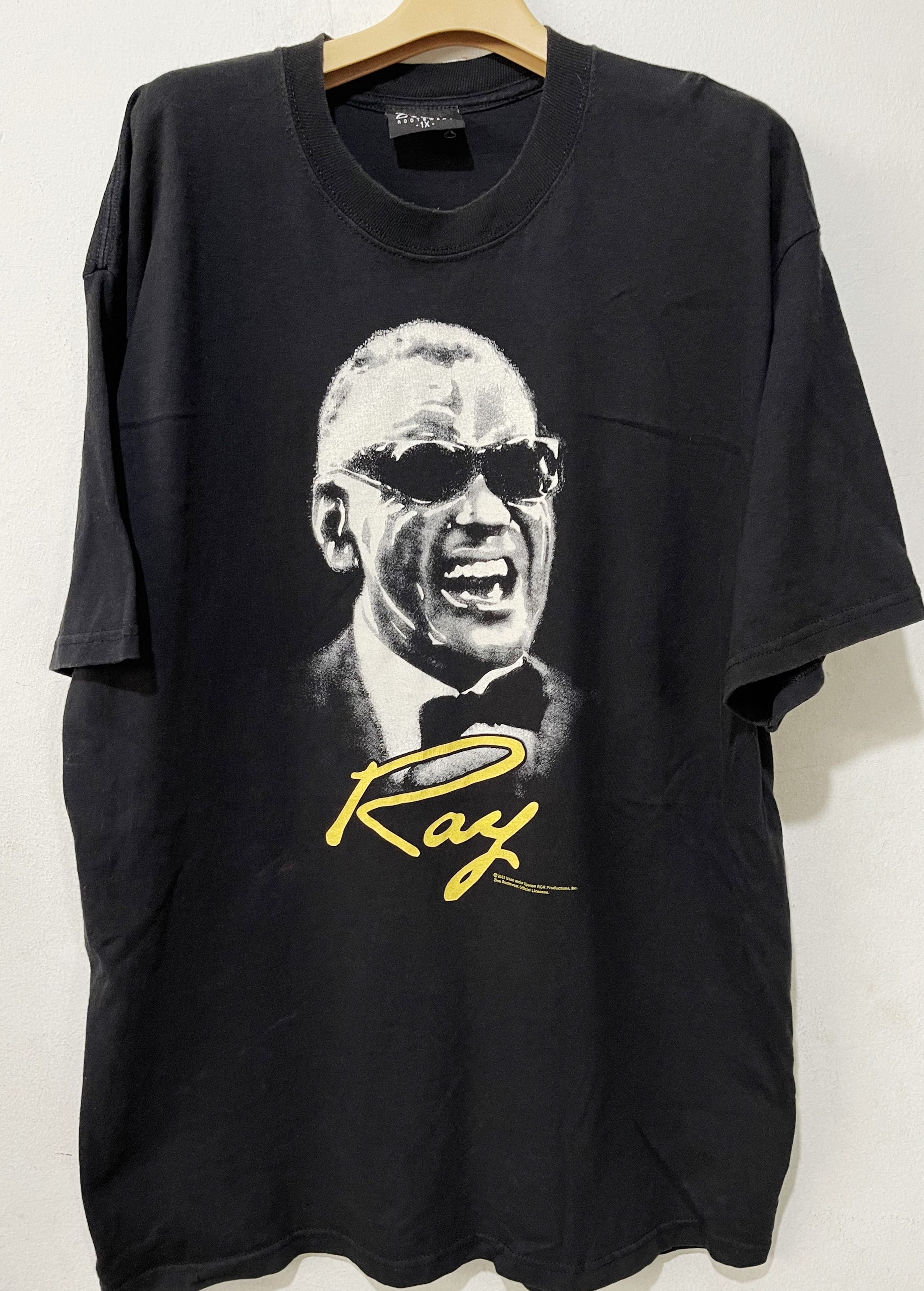 Band Tees × Vintage Vintage 2005 Ray Charles Shirt Size US XL / EU 56 / 4 - 1 Thumbnail