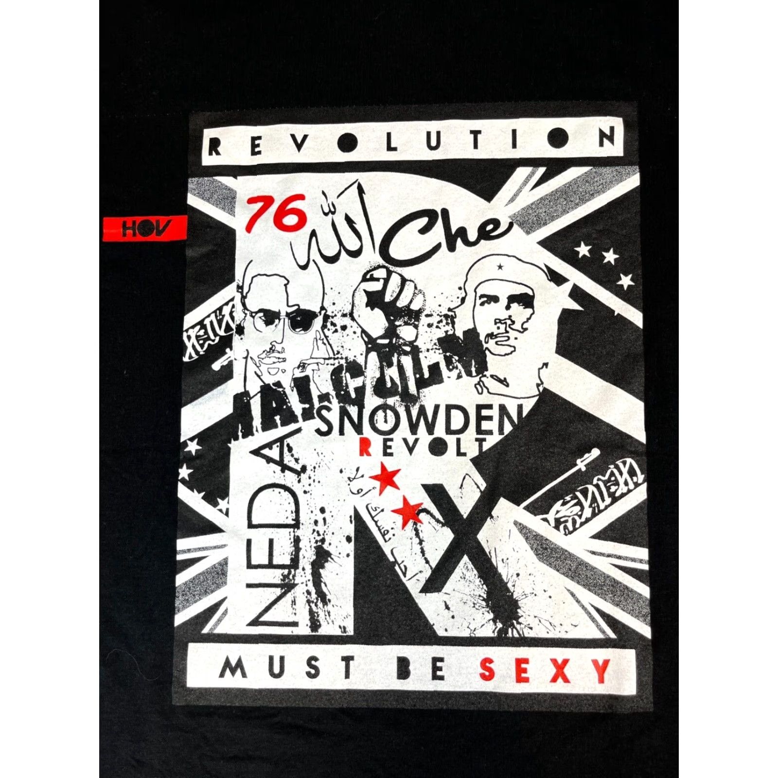 Vintage NWOT 'Revolution Must Be Sexy' Graphic T-Shirt Sz L Unisex Adult T-Shirt Black 100% Cotton Short Sleeve Crew Neck Men Womens Boys Girls XXL? Size US L / EU 52-54 / 3 - 3 Thumbnail
