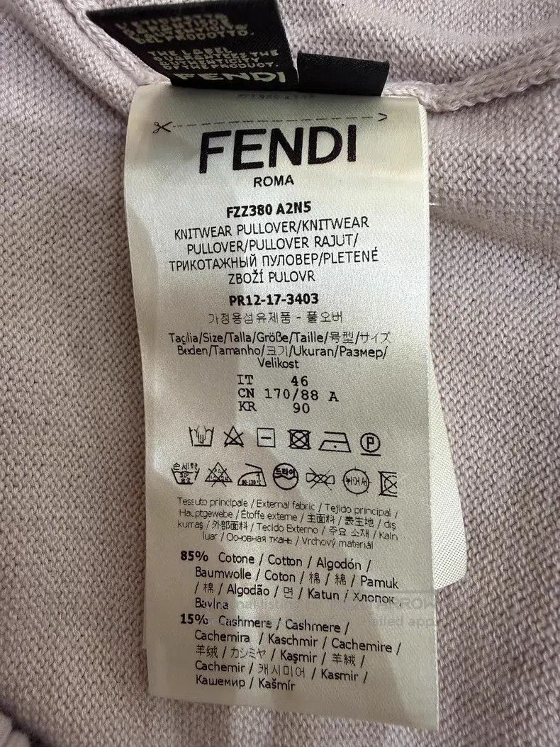 Fendi Fendi Men's Knit Top Size US S / EU 44-46 / 1 - 9 Thumbnail
