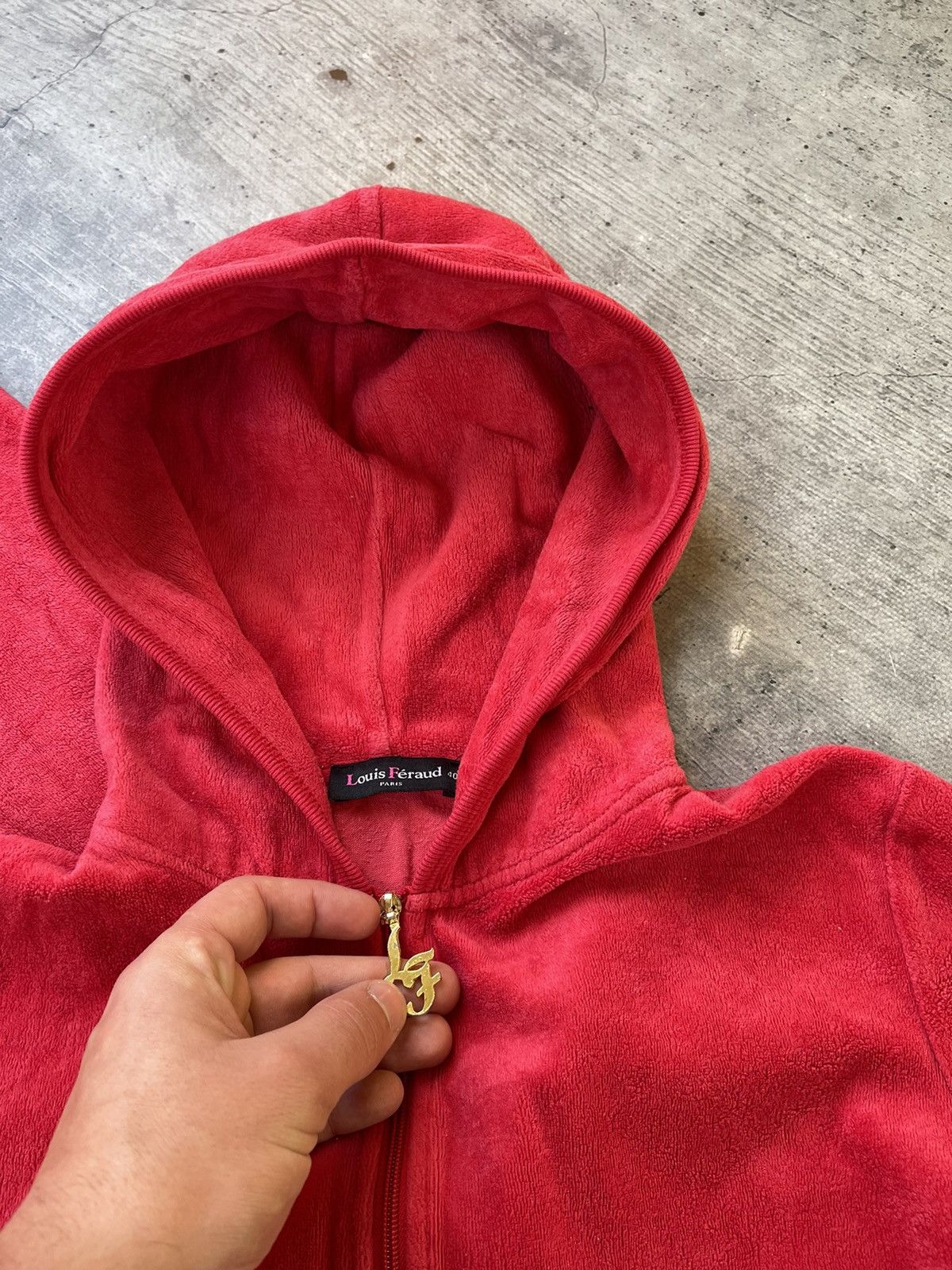 Juicy Couture Vintage y2k Juicy Couture Style Velour Track Suit Size 40" / US 18 - 10 Thumbnail