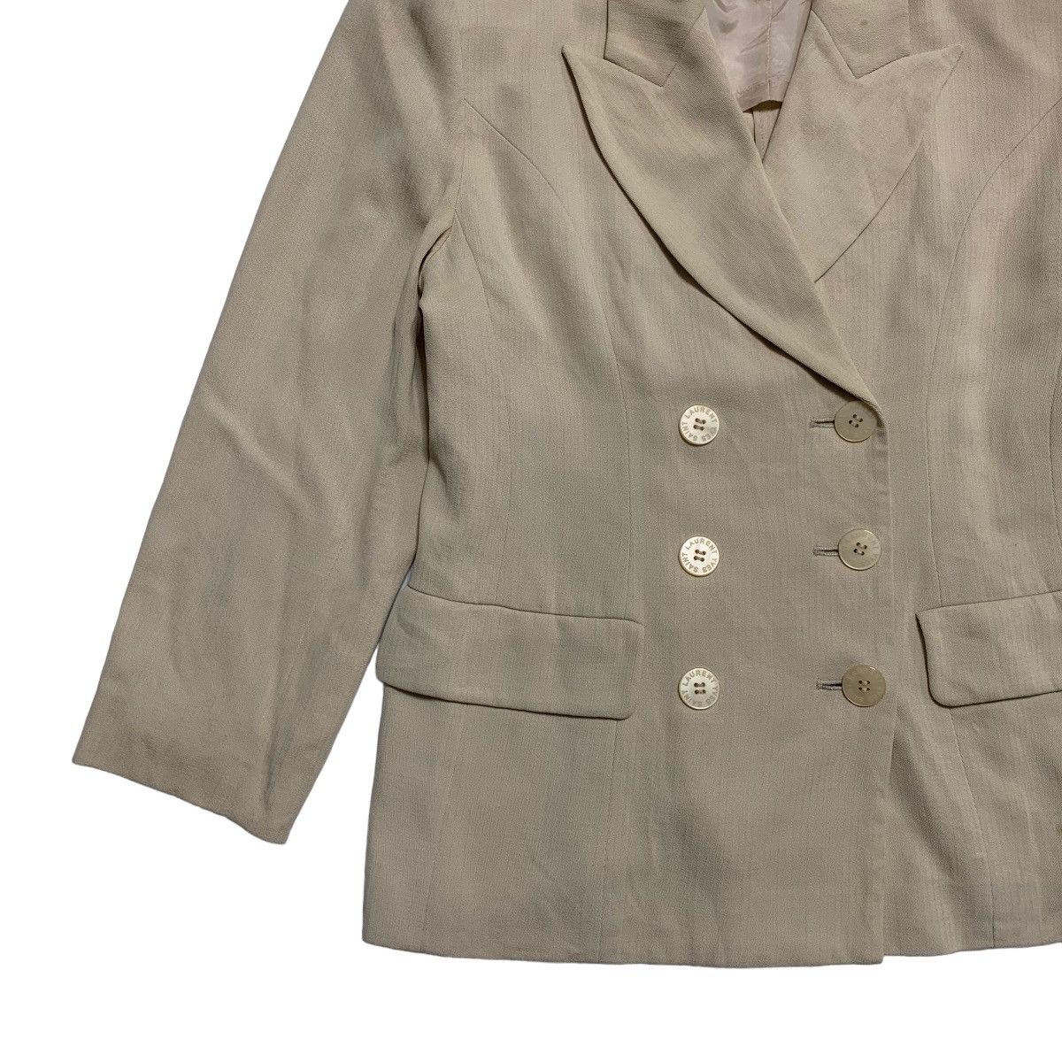 Yves Saint Laurent Yves Saint Laurent Double Breast Jacket Size S / US 4 / IT 40 - 2 Thumbnail