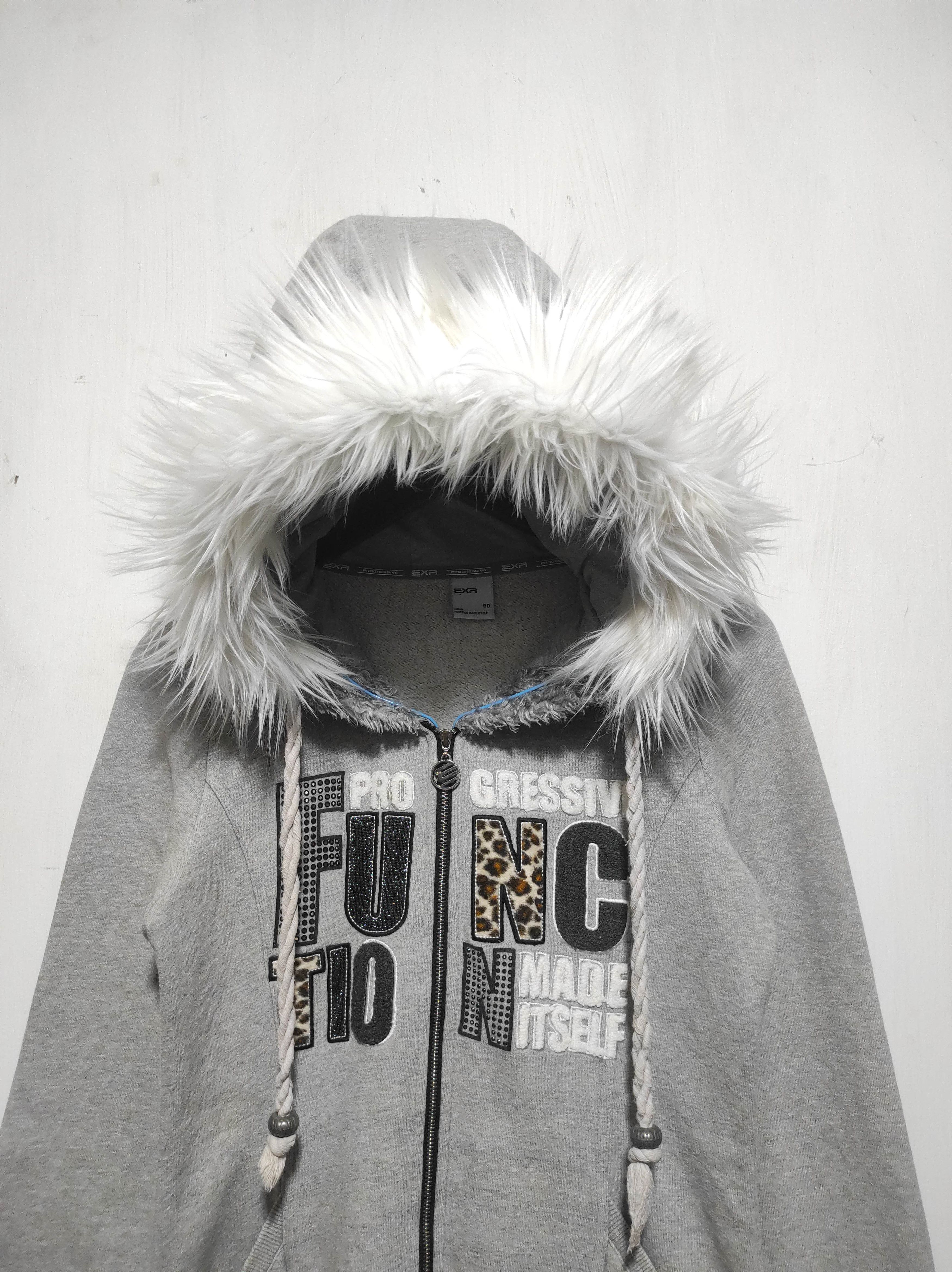 Hysteric Glamour EXR Zip Fur Hoodie IfSixWasNine LGB style Size S / US 4 / IT 40 - 2 Thumbnail