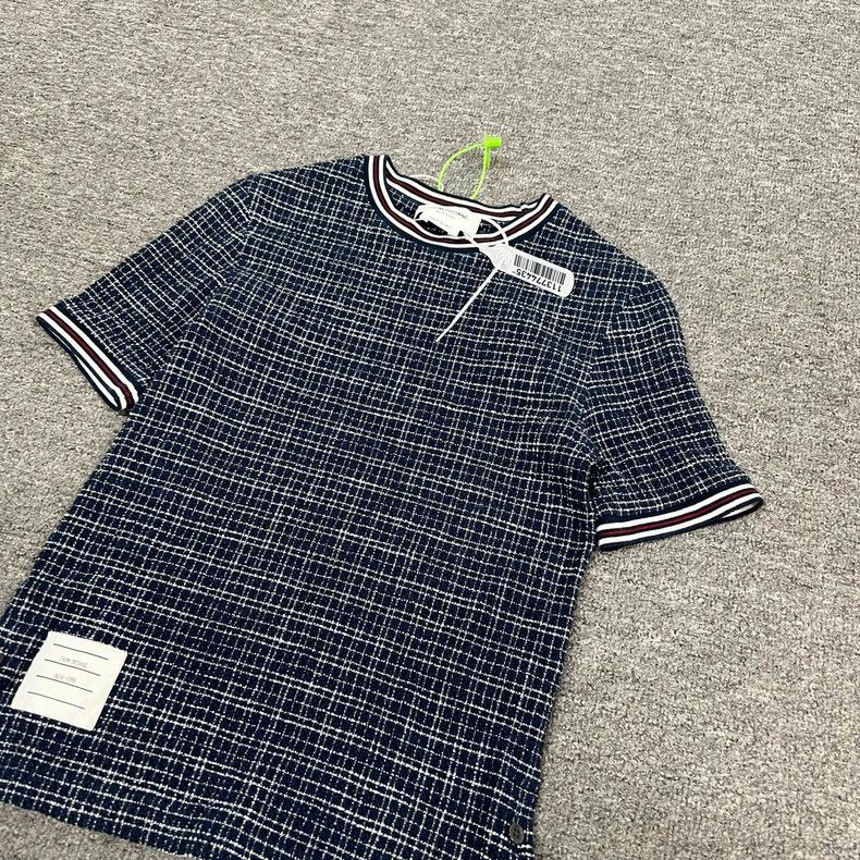 Thom Browne Thom Browne Short sleeves in plaid tweed Size XS / US 0-2 / IT 36-38 - 3 Thumbnail