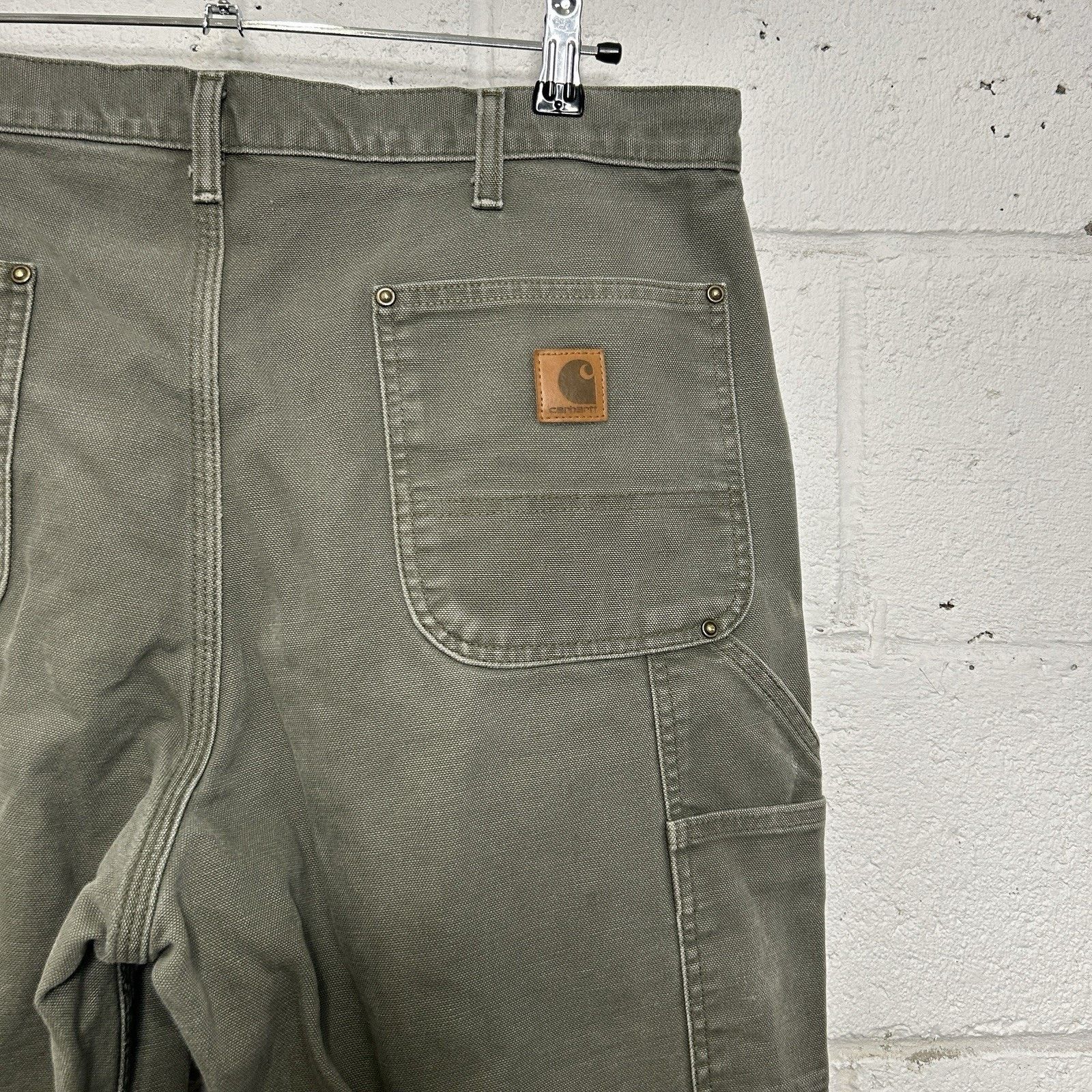 Carhartt Vintage Carhartt DoubleKnee Dungaree Carpenter Pants “Moss” Size US 37 - 9 Thumbnail