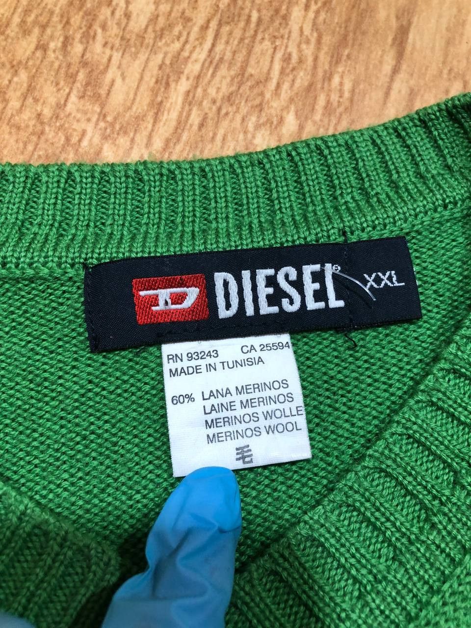 Diesel Vintage Diesel Knit Sweater Logo 90s Men streetwear Size US XXL / EU 58 / 5 - 2 Thumbnail