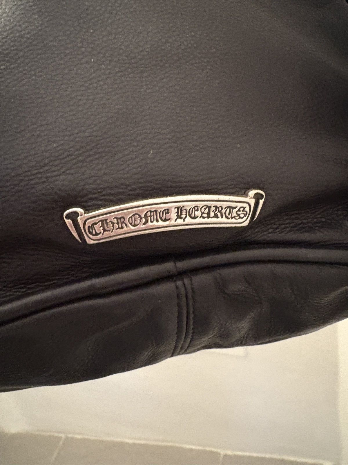 Chrome Hearts Chrome Hearts Suede & leather Backpack w/Sterling silver Size ONE SIZE - 13 Thumbnail