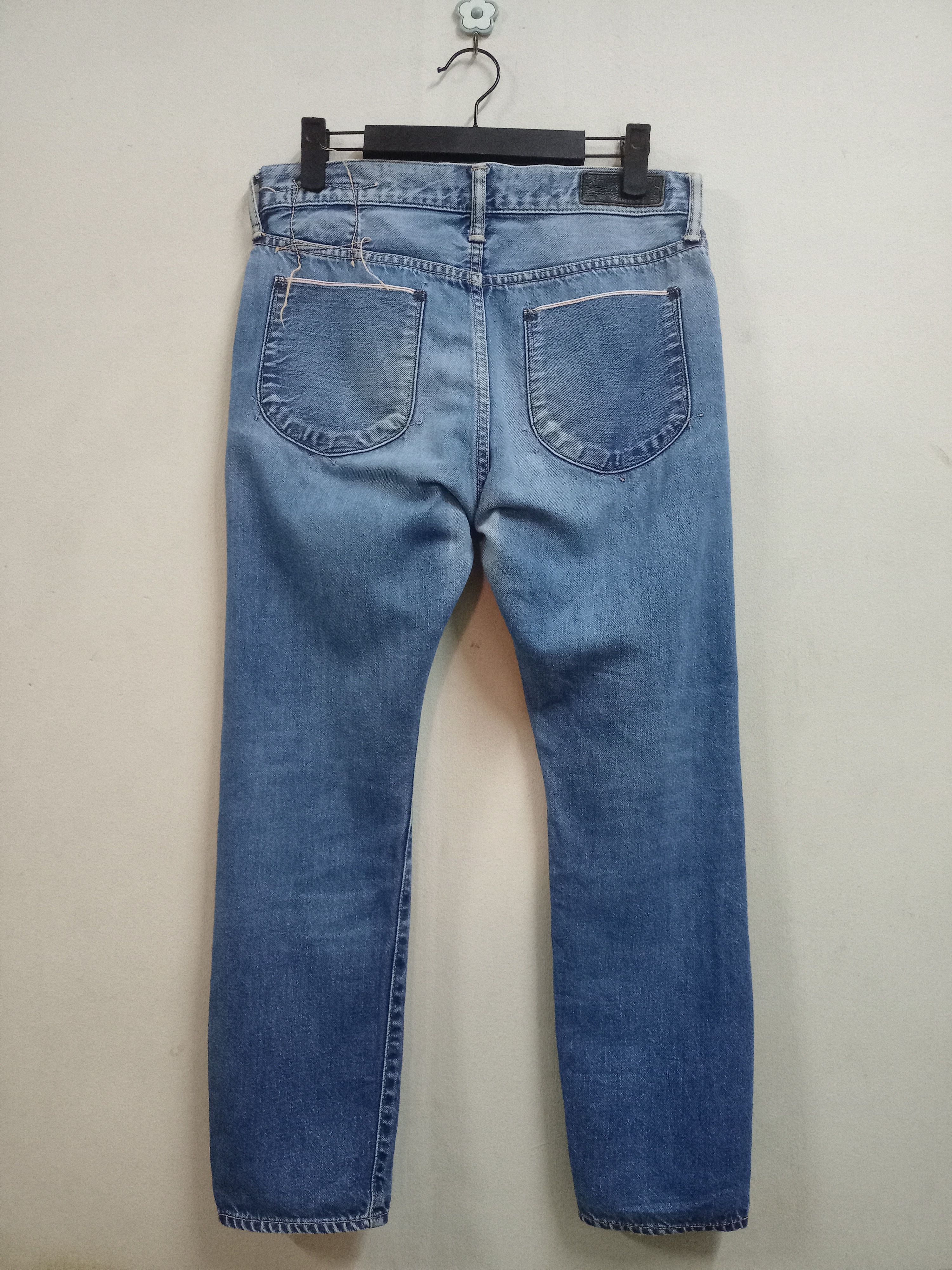 Japanese Brand × KURO Vintage Japanese Kuro Selvedge Denim Redline Jeans 30x22 Size US 30 / EU 46 - 2 Thumbnail